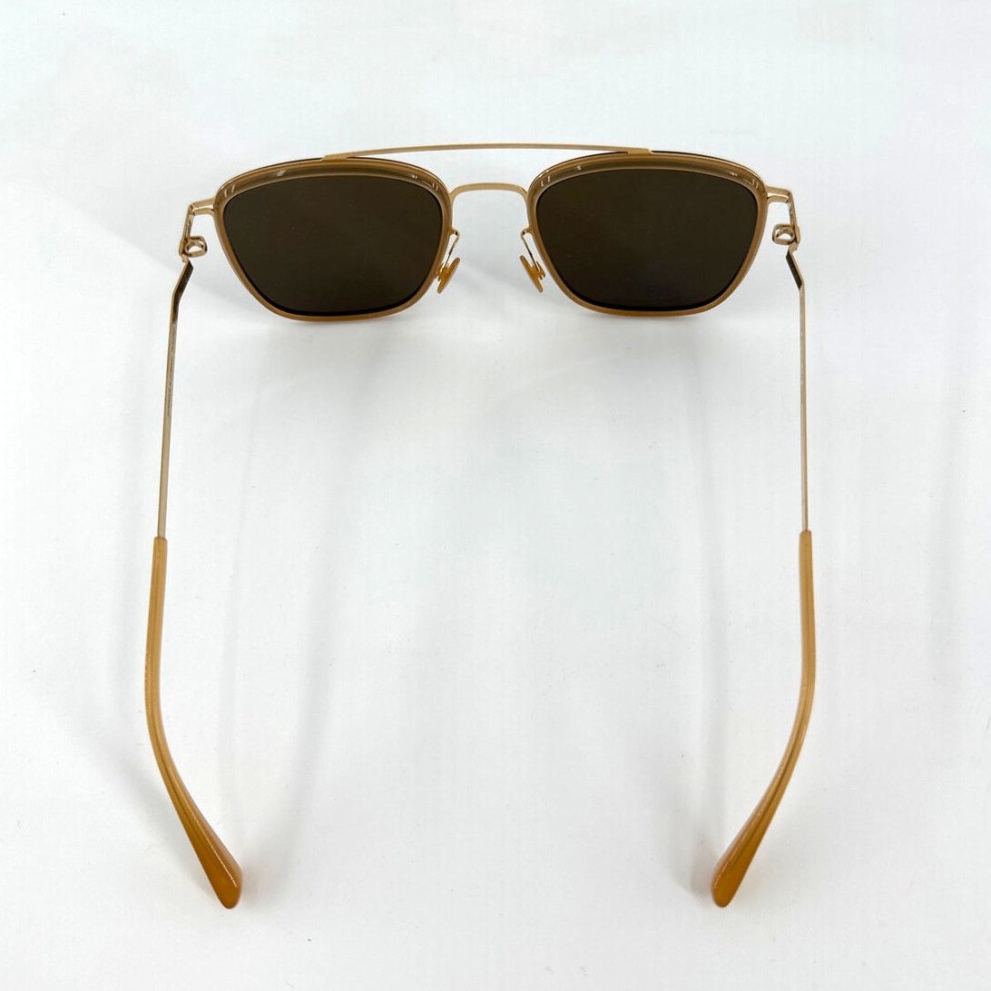 Mykita Mykita Men's Gold Brown Jeppe 6U79 Eyewear Sunglasses Size ONE SIZE - 6 Thumbnail