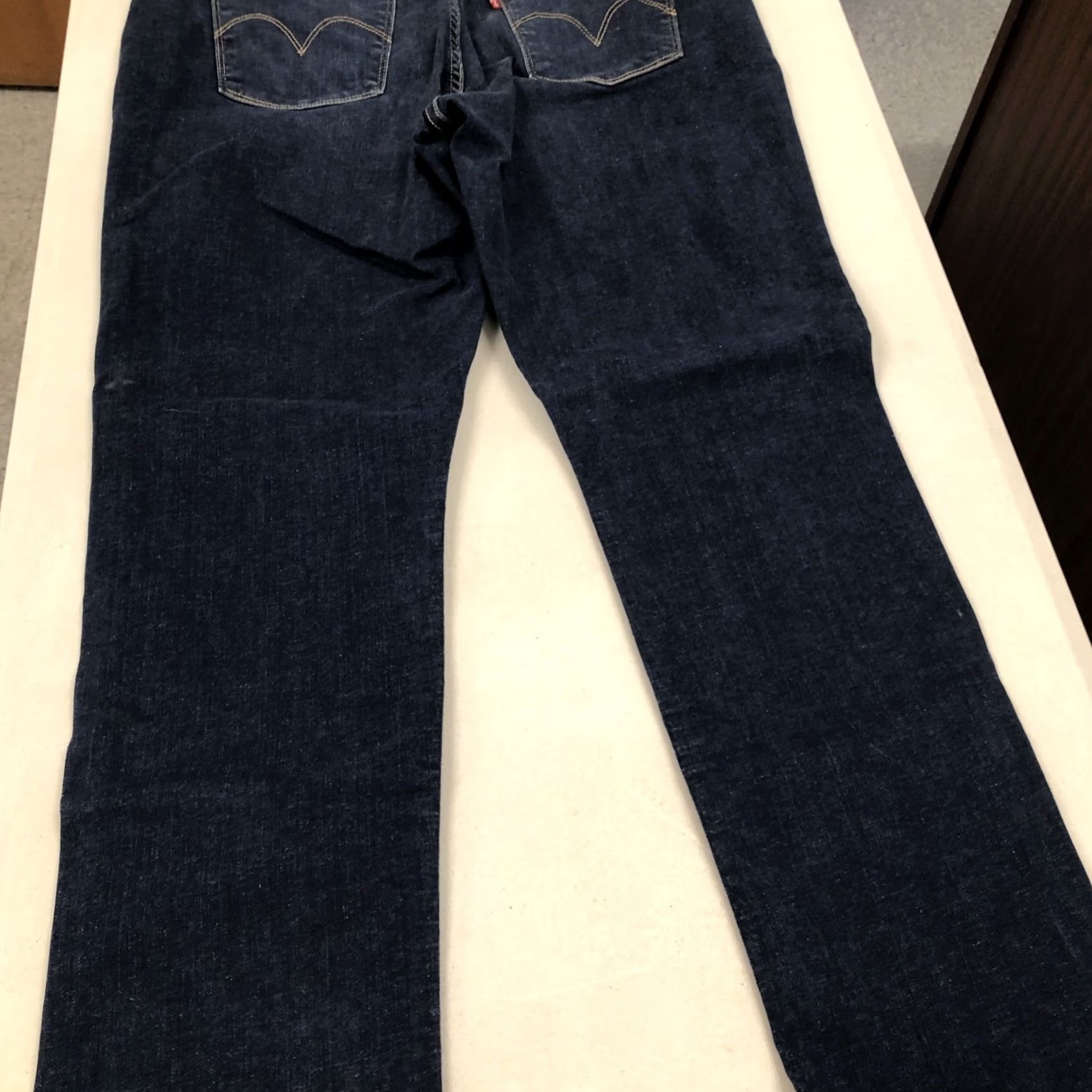 Levi's Levi’s Signature Mens Jeans 35 x 28.5 Mid Rise Skinny Dark Wash Denim 5-Pocket Zip Slim Blue Mens Regular Size M Size US 31 - 4 Thumbnail