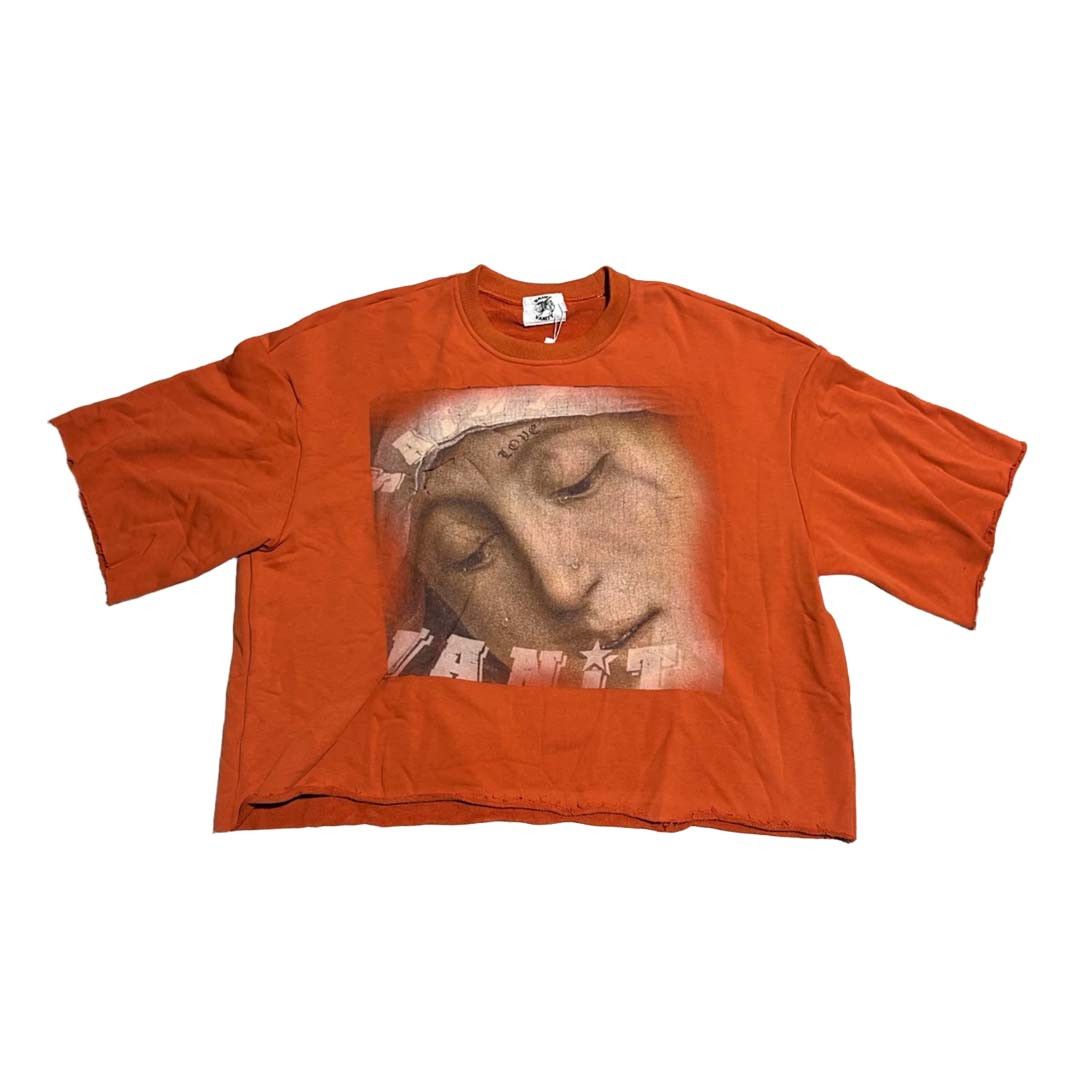 Saint Vanity Orange Love Saint Crewneck Tee Size US XL / EU 56 / 4 - 1 Thumbnail