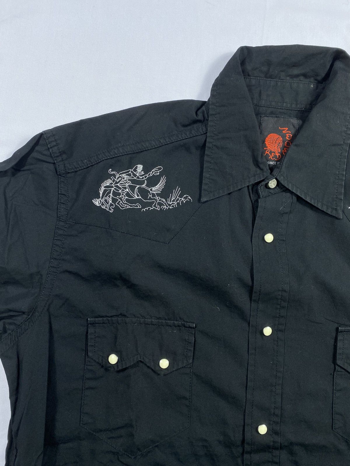 If Six Was Nine western shirt Red moon japan Yohji Yamamoto style Size US L / EU 52-54 / 3 - 12 Thumbnail