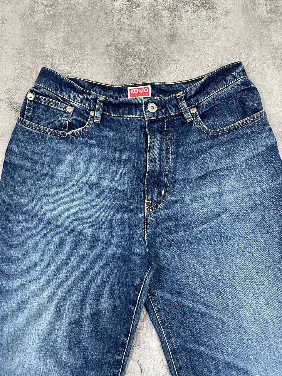Kenzo Kenzo Paris Men Denim Jeans Blue Straight Fit High Waist Size US 29 - 7 Thumbnail