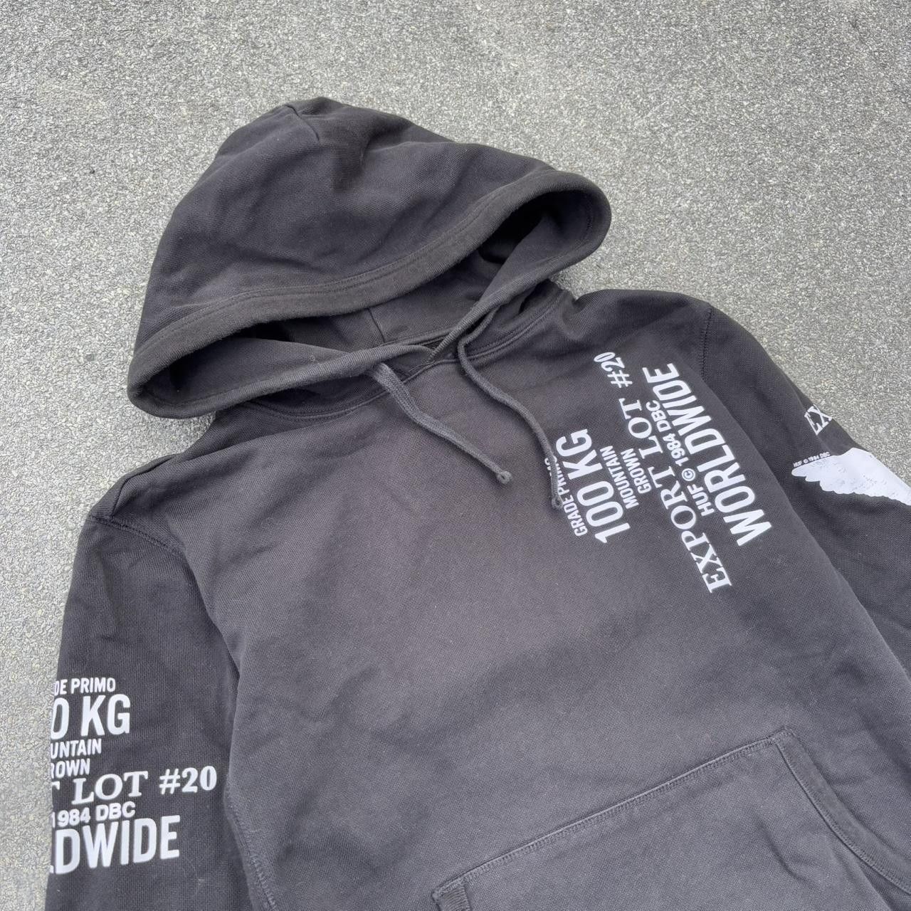 Huf × Japanese Brand × Vintage Vintage y2k 90s HUF skater hoodie Size US M / EU 48-50 / 2 - 3 Thumbnail