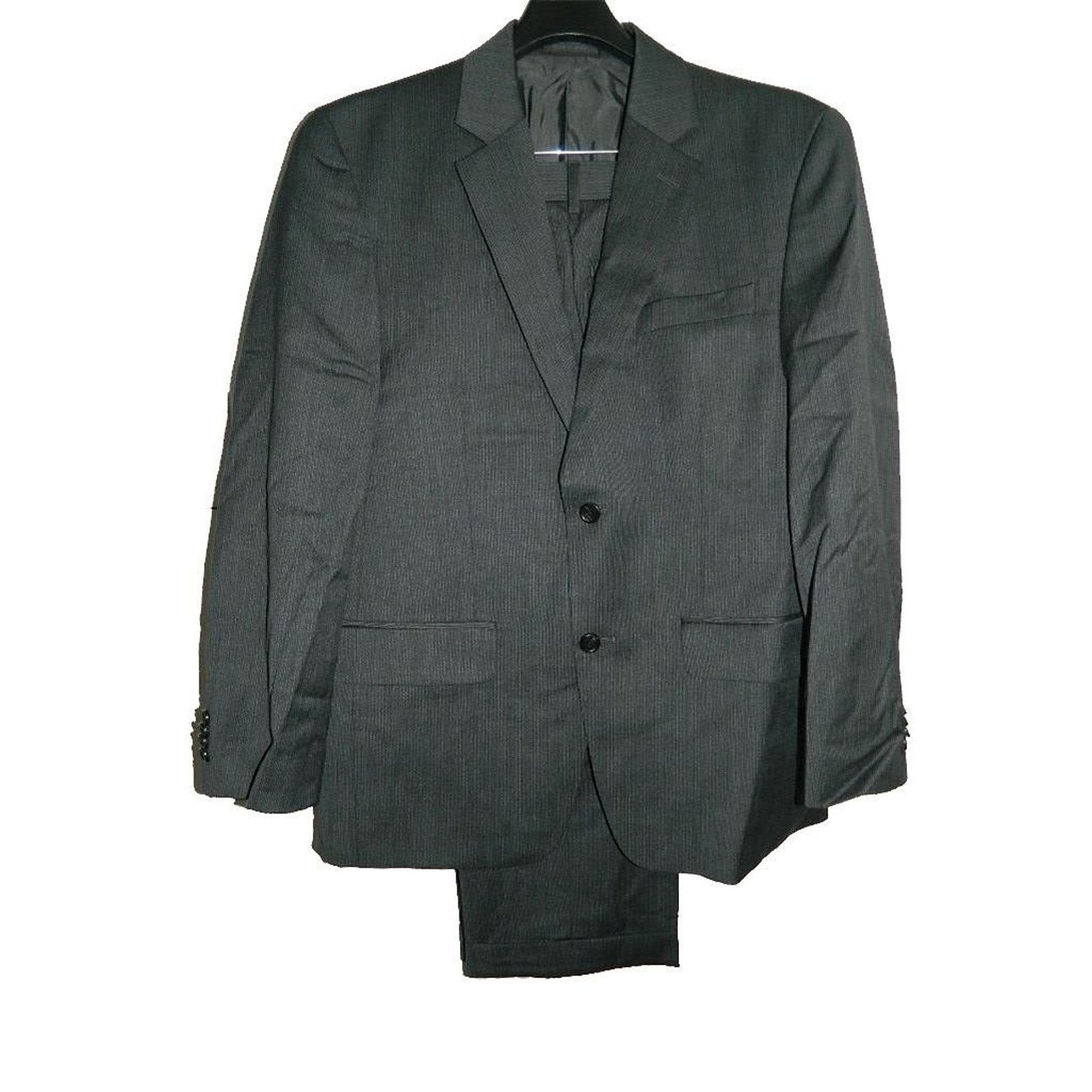 Michael Kors Michael Kors Gray Mini Striped Blazer & Pants 2 Pc Suit 38S Size US L / EU 52-54 / 3 - 1 Thumbnail