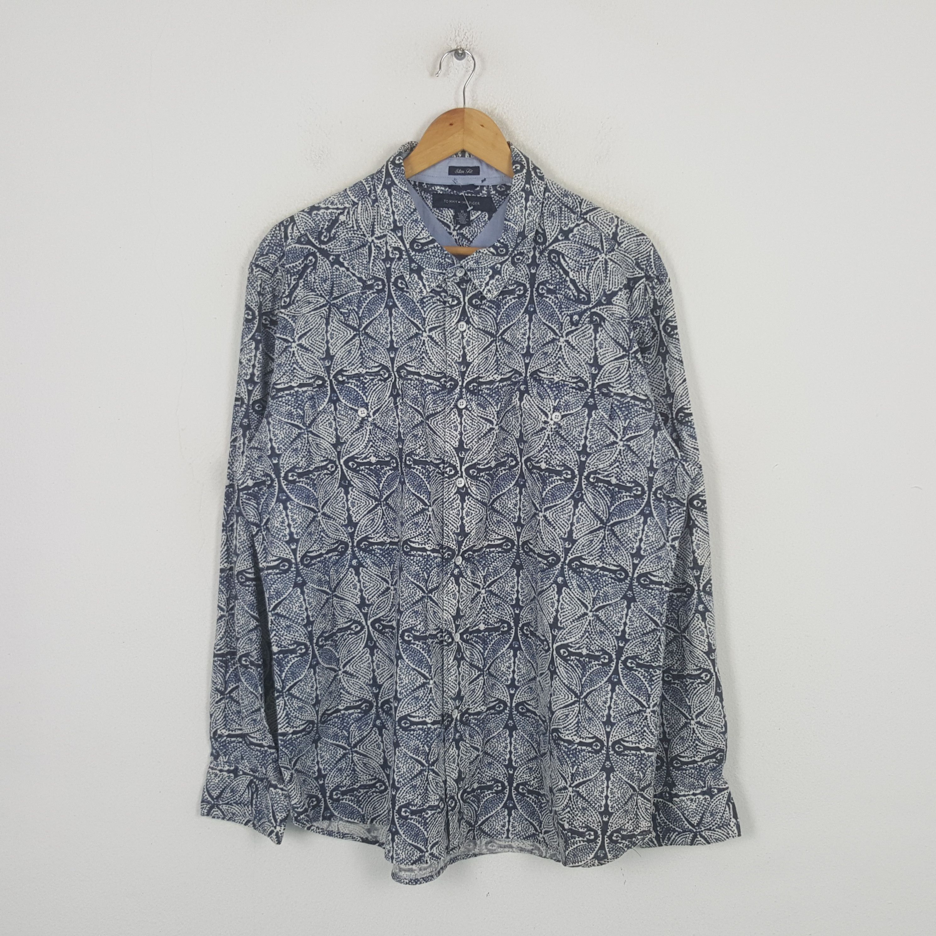 Tommy Hilfiger Vintage Tommy Hilfiger Hawaii Retro Shirt Button Up C299N27 Size US XXL / EU 58 / 5 - 1 Thumbnail