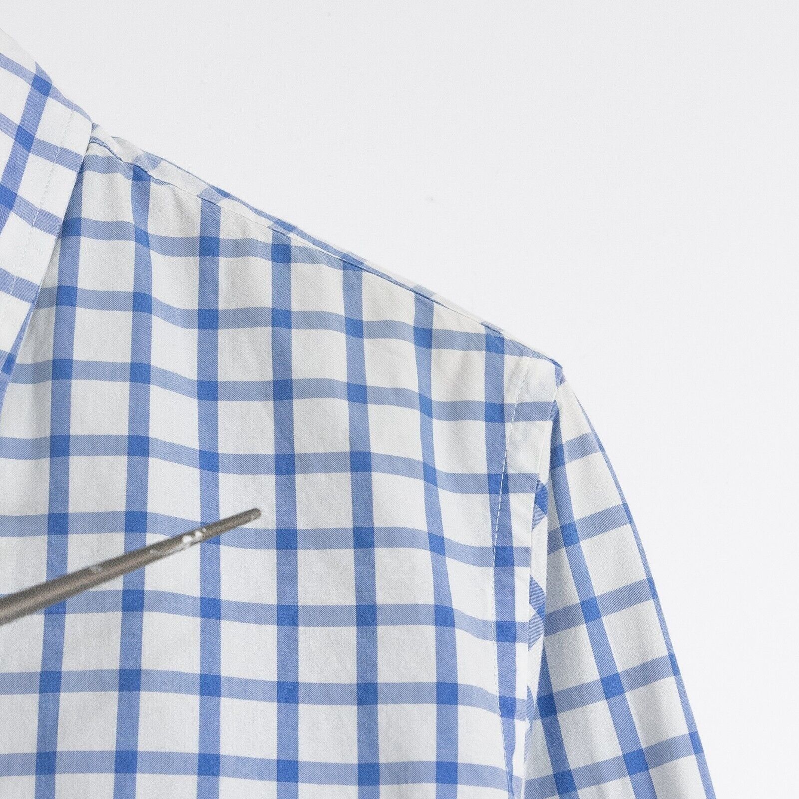 J.Crew J.Crew Gingham Button Up Shirt Small Long Sleeve Distressed Size US S / EU 44-46 / 1 - 5 Thumbnail
