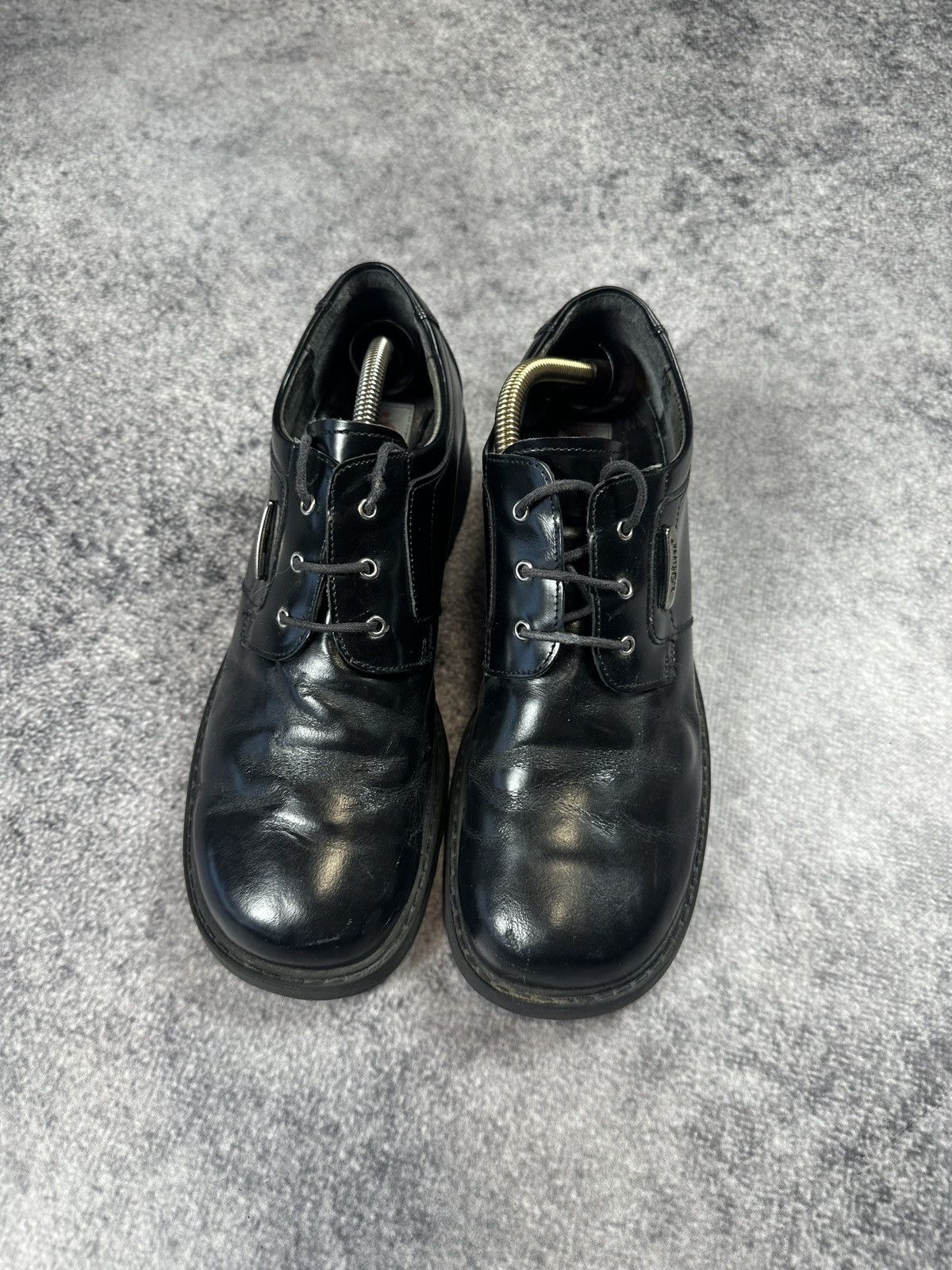 Y2K Leather Boots Style Maison Margiela Alt Streetwear 42 Us