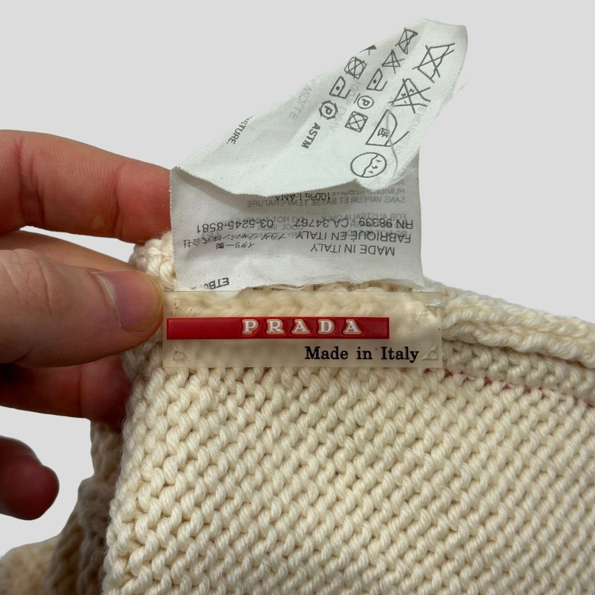 Prada Prada Sport 00’s Bobble Ski Beanie - OS Size ONE SIZE - 5 Thumbnail
