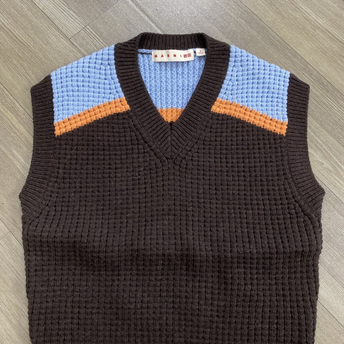 Marni × Uniqlo Uniqlo x Marni Popcorn Multicolor Knitted Sweater Vest Size US S / EU 44-46 / 1 - 2 Thumbnail
