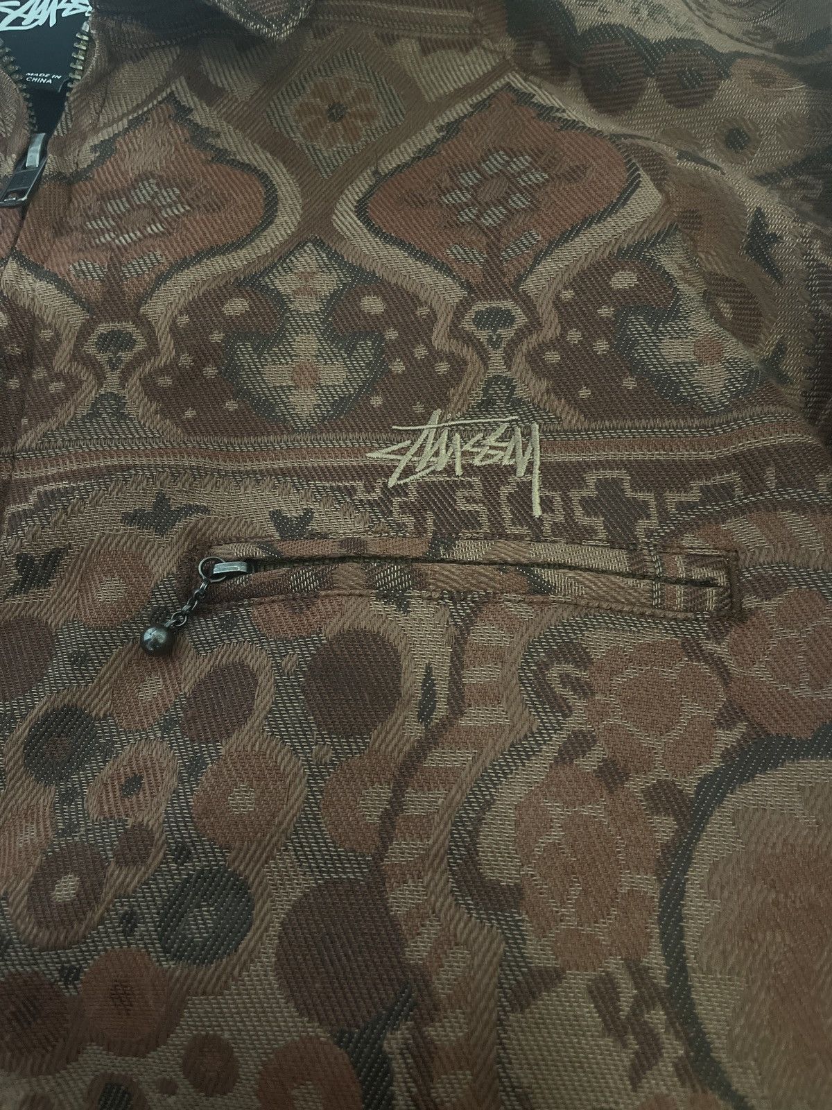 Stussy Paisley Zip Up Size US M / EU 48-50 / 2 - 2 Thumbnail