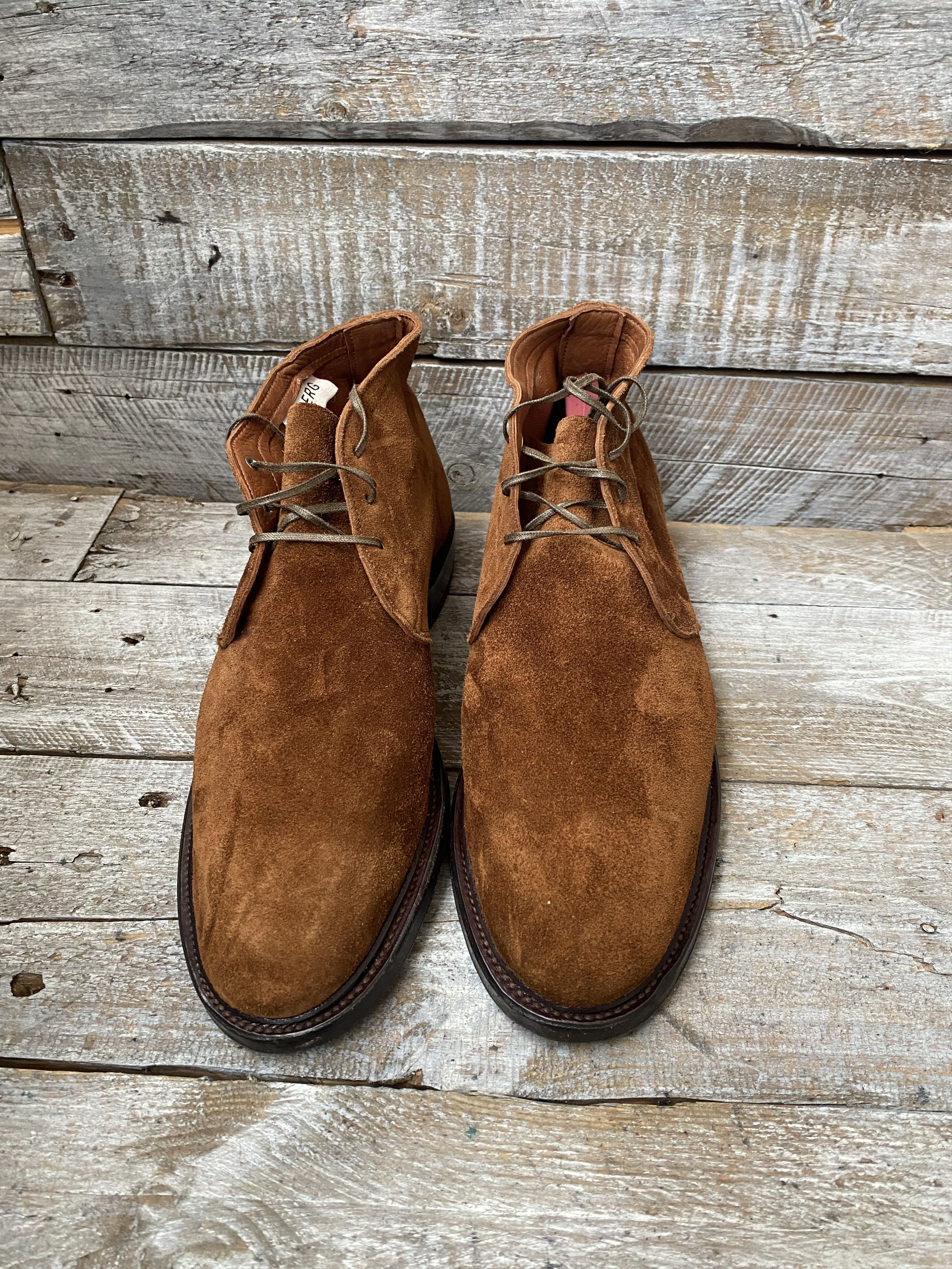 Viberg Viberg chukka suede brown boots sz 6.5 Size US 7 / EU 40 - 1 Thumbnail