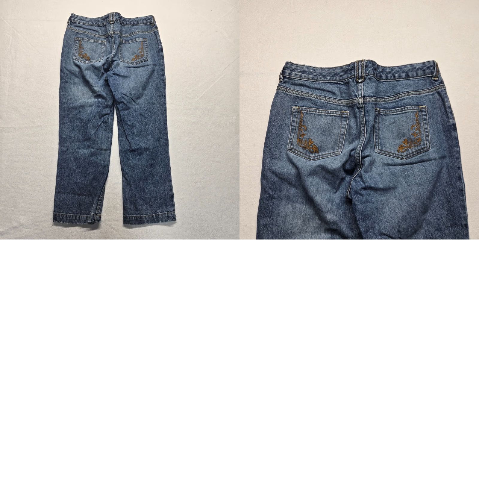 Vintage A.N.A Capri Jeans Low Rise Medium Wash Women's Size 4 Blue Capri Jeans 5-Pocket Denim Vintage: No Mens Womens Boys Girls Size 27" / US 4 / IT 40 - 8 Thumbnail