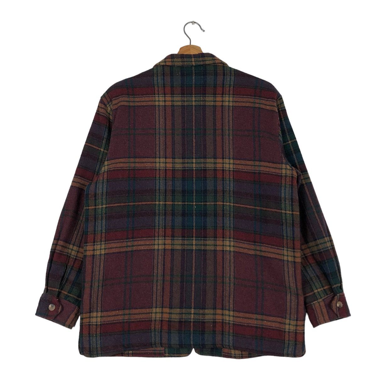 Issey Miyake 🔥Vintage Wool Work Chore Jacket Talbots Japan Tartan Design Size US S / EU 44-46 / 1 - 8 Thumbnail