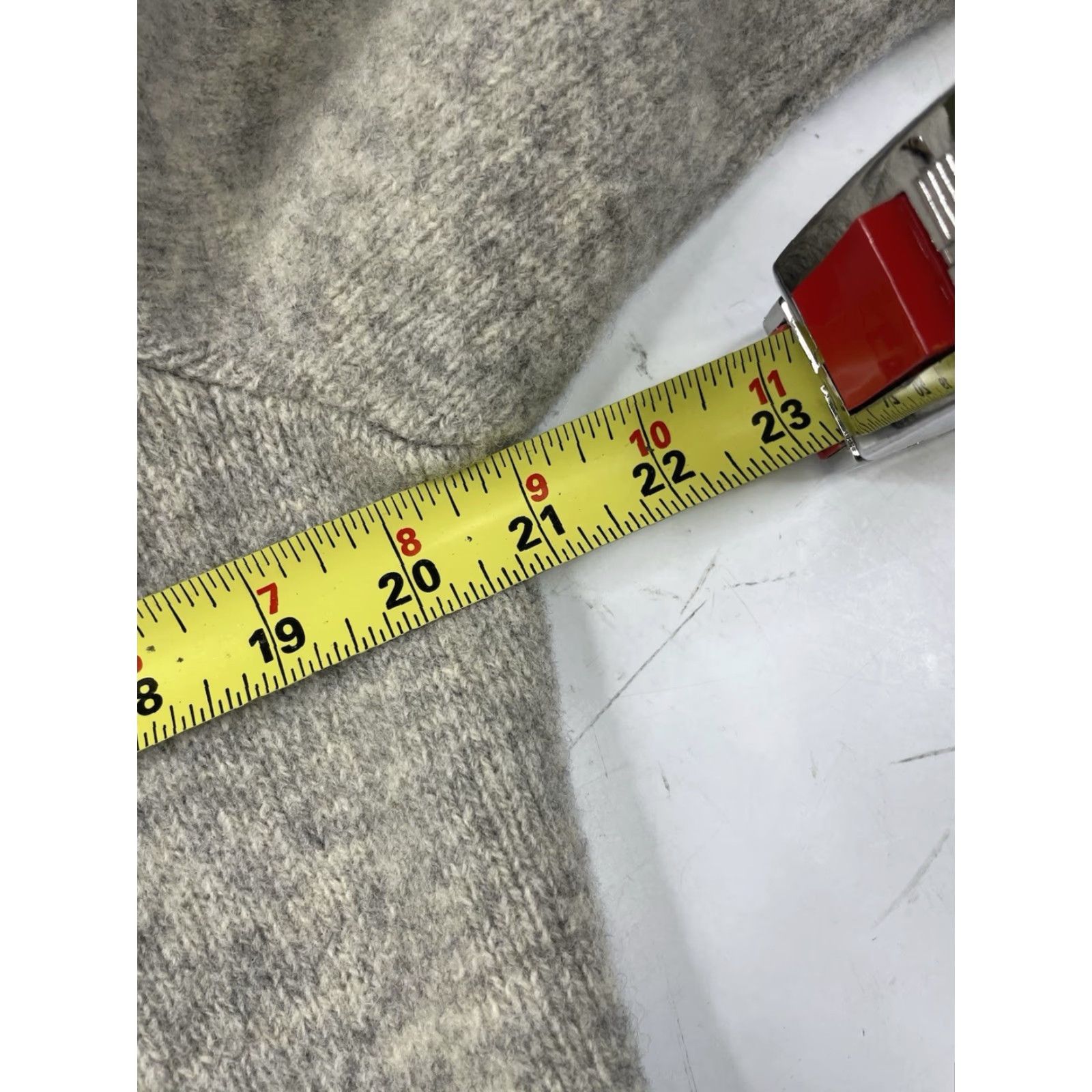 Vintage Mirabell Salzburg 100% Wool Toggle Coat Womens US 16 Gray Knit Overcoat Regular Pockets Size XXL / US 16-18 / IT 52-54 - 6 Thumbnail