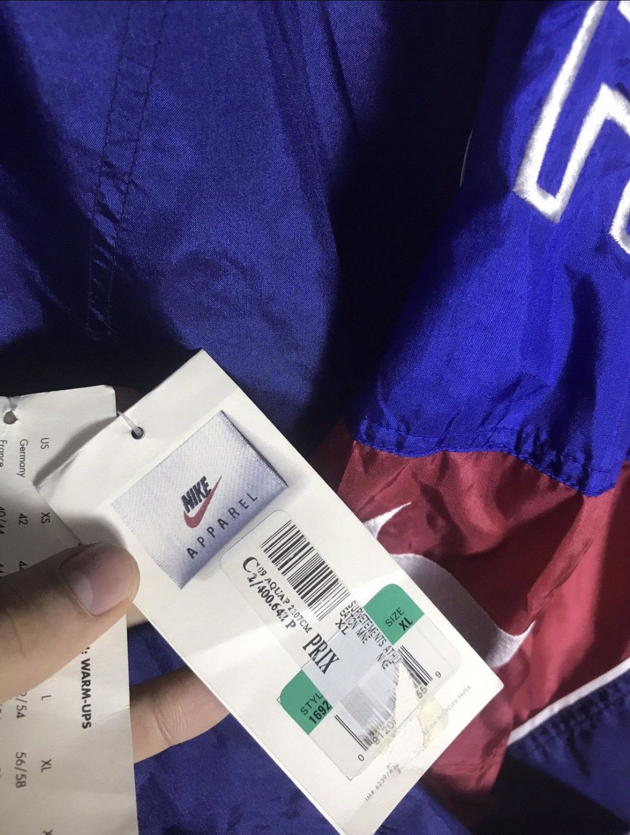 Nike Vintage 90s Nike light jacket with tag Size US XL / EU 56 / 4 - 5 Thumbnail