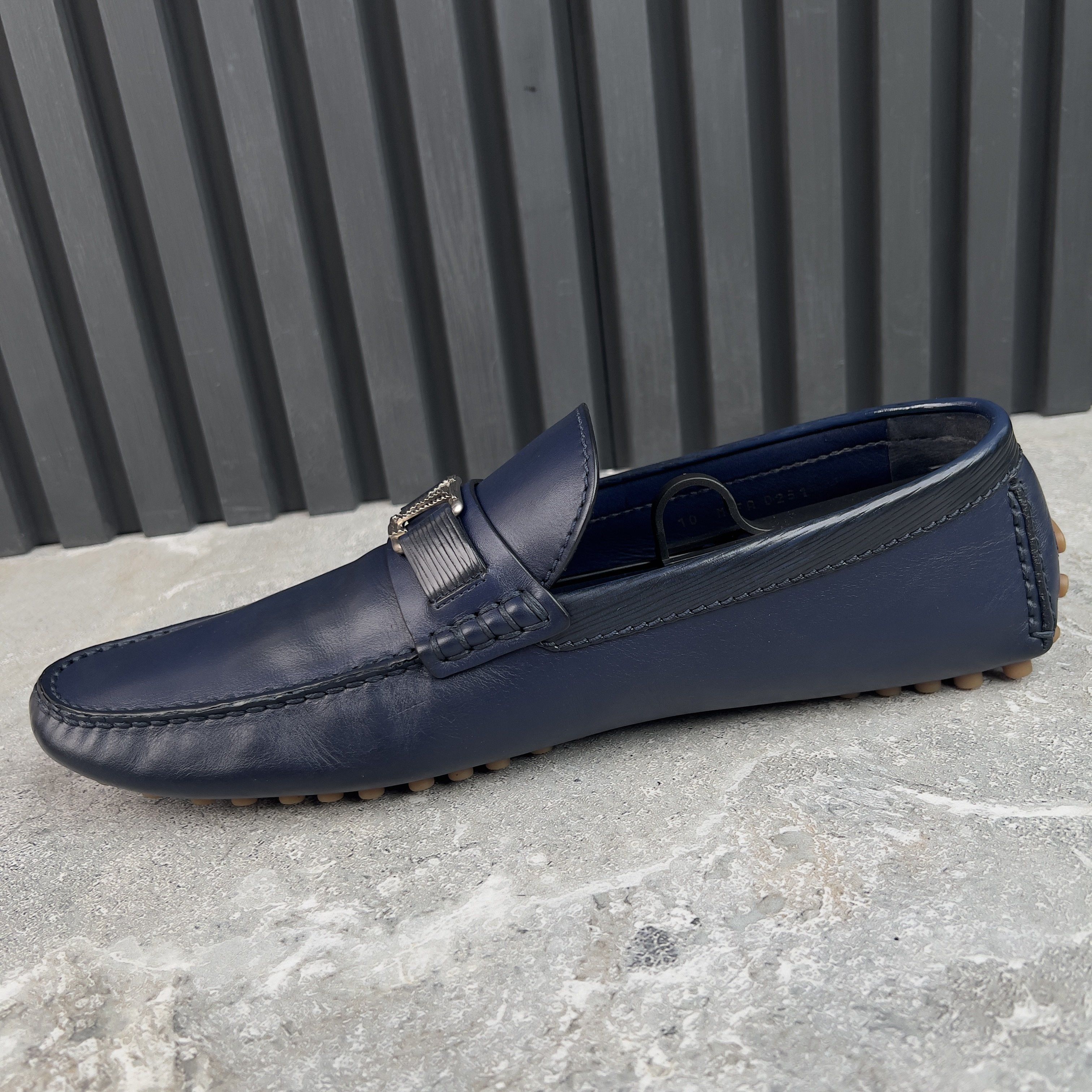 Louis Vuitton Hockenheim Moccasins Leather Taiga Size US 11 / EU 44 - 6 Thumbnail