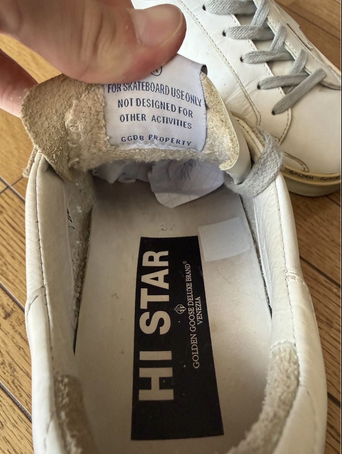 Golden Goose Golden Goose Super-Star Gold Star Sneakers EU 37 / US 5 Size US 5.5 / EU 38 - 4 Thumbnail