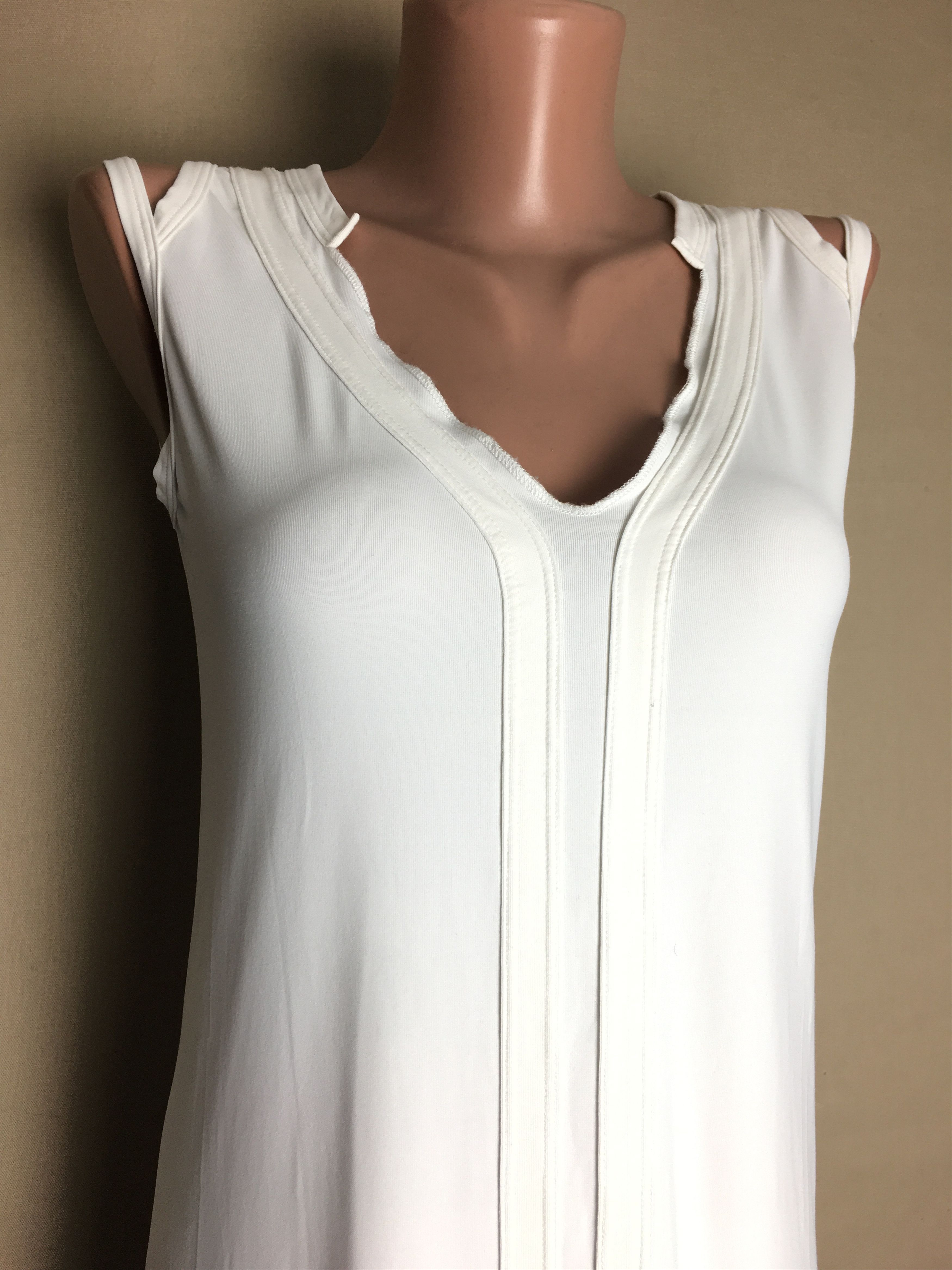 Marithe + Francois Girbaud Marithe Francois Girbaud White Designer Midi Dress EU36 US5 Size M / US 6-8 / IT 42-44 - 5 Thumbnail