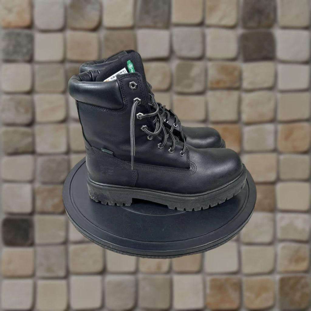 Timberland Timberland PRO Boots Mens Size 10.5 Wide Direct Attach Steel Toe Work Black Size US 11 / EU 44 - 1 Thumbnail