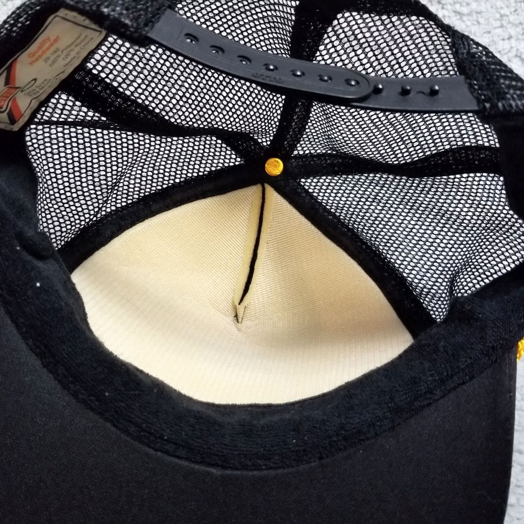 Vintage New Belgium Brewing Voodoo Ranger IPA Beer Snapback Trucker Hat Rope Gold Leave Hat Black One Size Men Adjustable Mesh Back Summer Adults Mens Size ONE SIZE - 4 Thumbnail