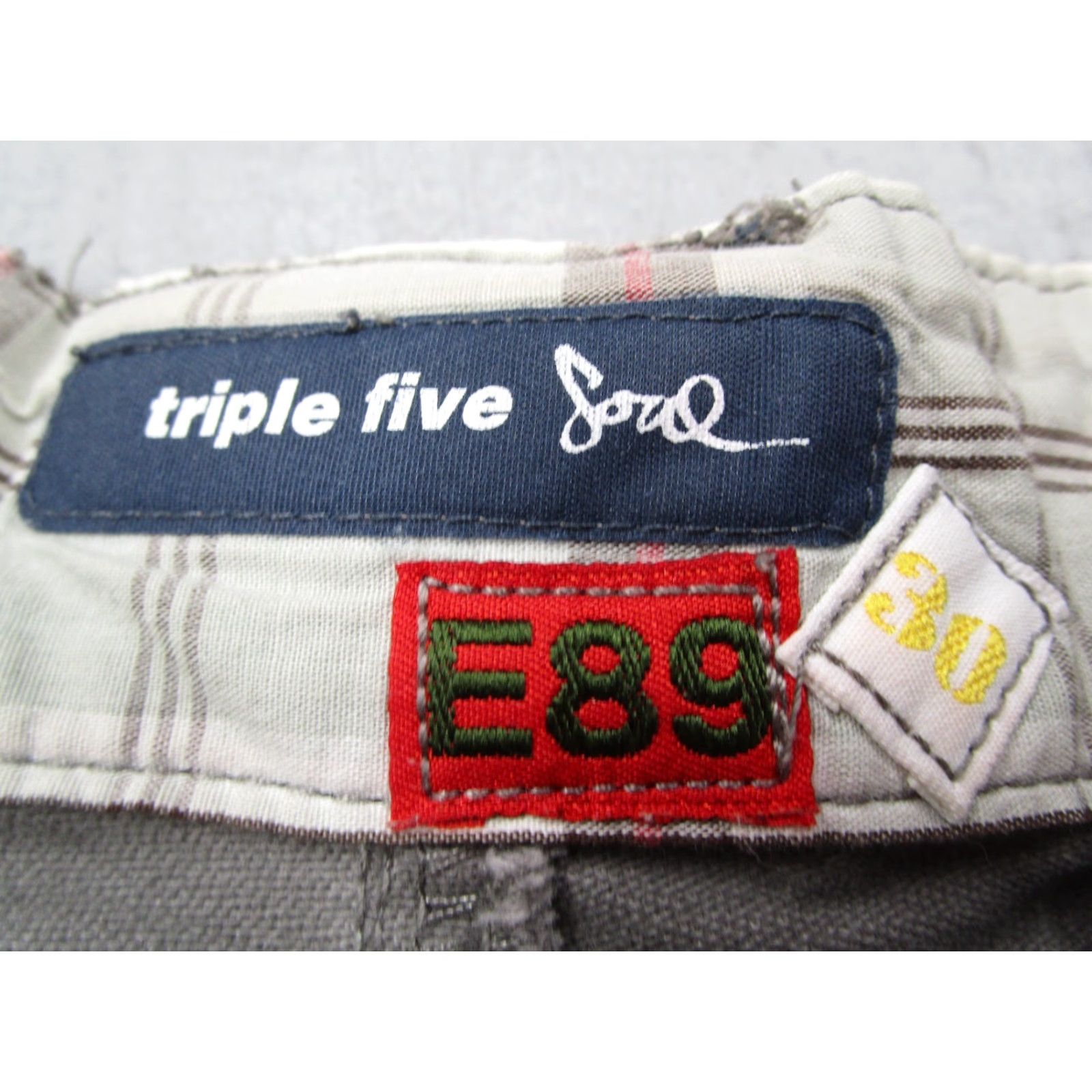 Vintage VINTAGE Triple Five Soul Pants Men 30 Gray Cargo Regular 30x29 Gray Cargo Hip Hop 90s Men Size US 30 / EU 46 - 3 Thumbnail