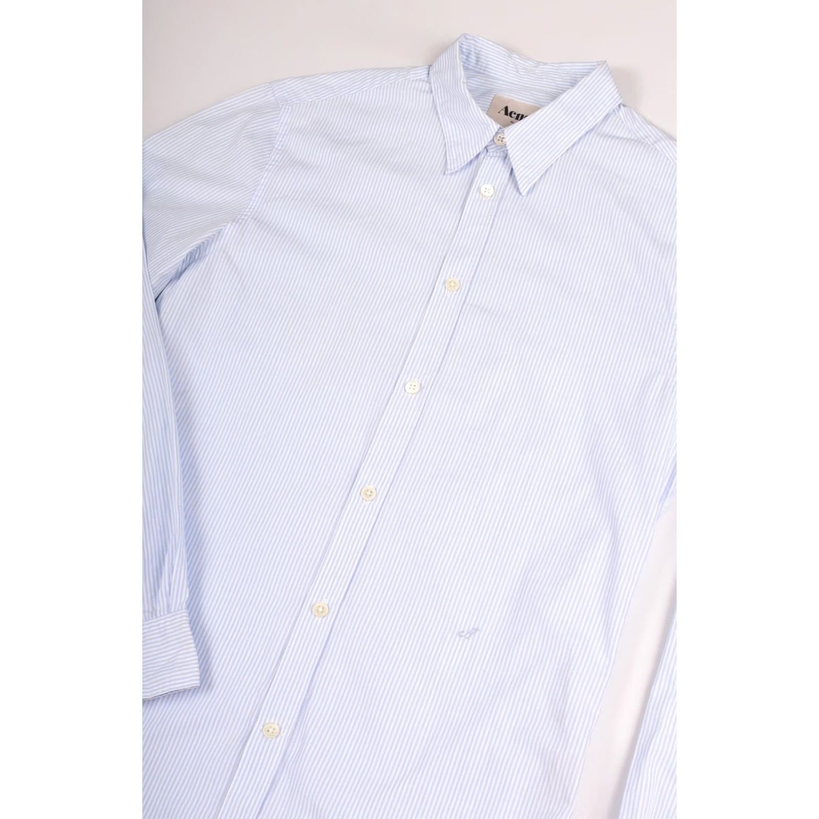 Vintage Acne Slim Stripe 2 AW11 Long Sleeve Button Shirt Size 46 Blue Mens Dress Shirt Regular Sleeve Length Long Sleeve Shirt 46 Slim Stripe 2 AW11 Nike Size US XXL / EU 58 / 5 - 2 Thumbnail