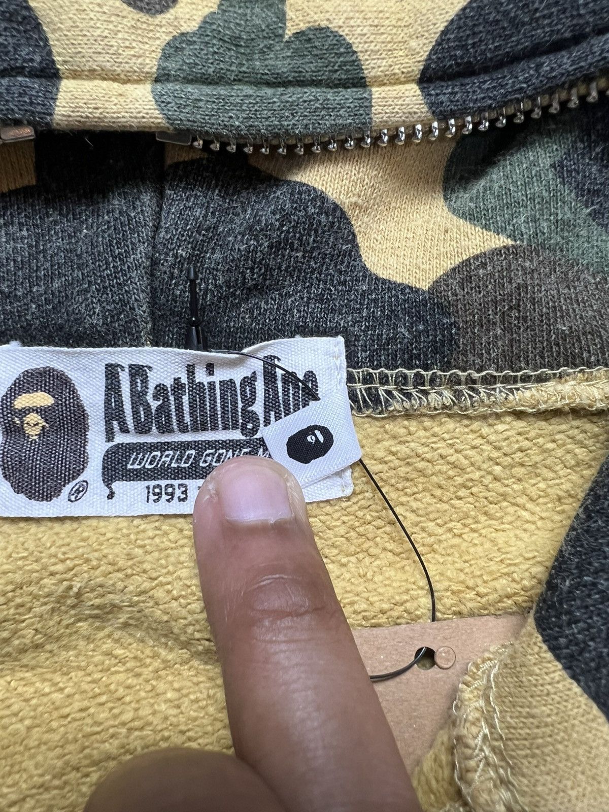 Bape Vintage Bape Shark PONR FullZipper Hoodie Size US L / EU 52-54 / 3 - 11 Thumbnail