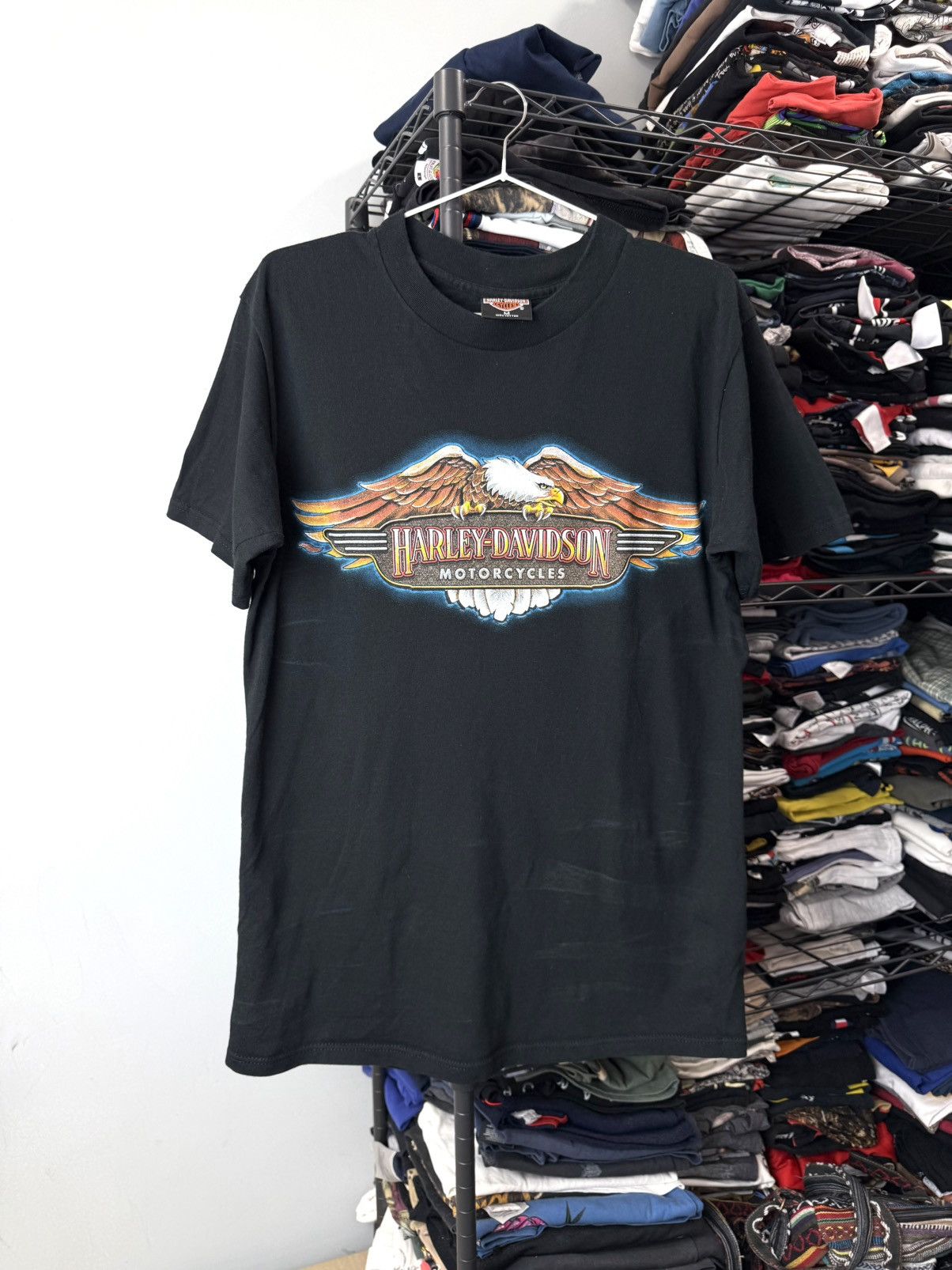 Harley Davidson Rare! Vintage 1998 Harley Davidson Alaska T Shirt Size US M / EU 48-50 / 2 - 2 Thumbnail