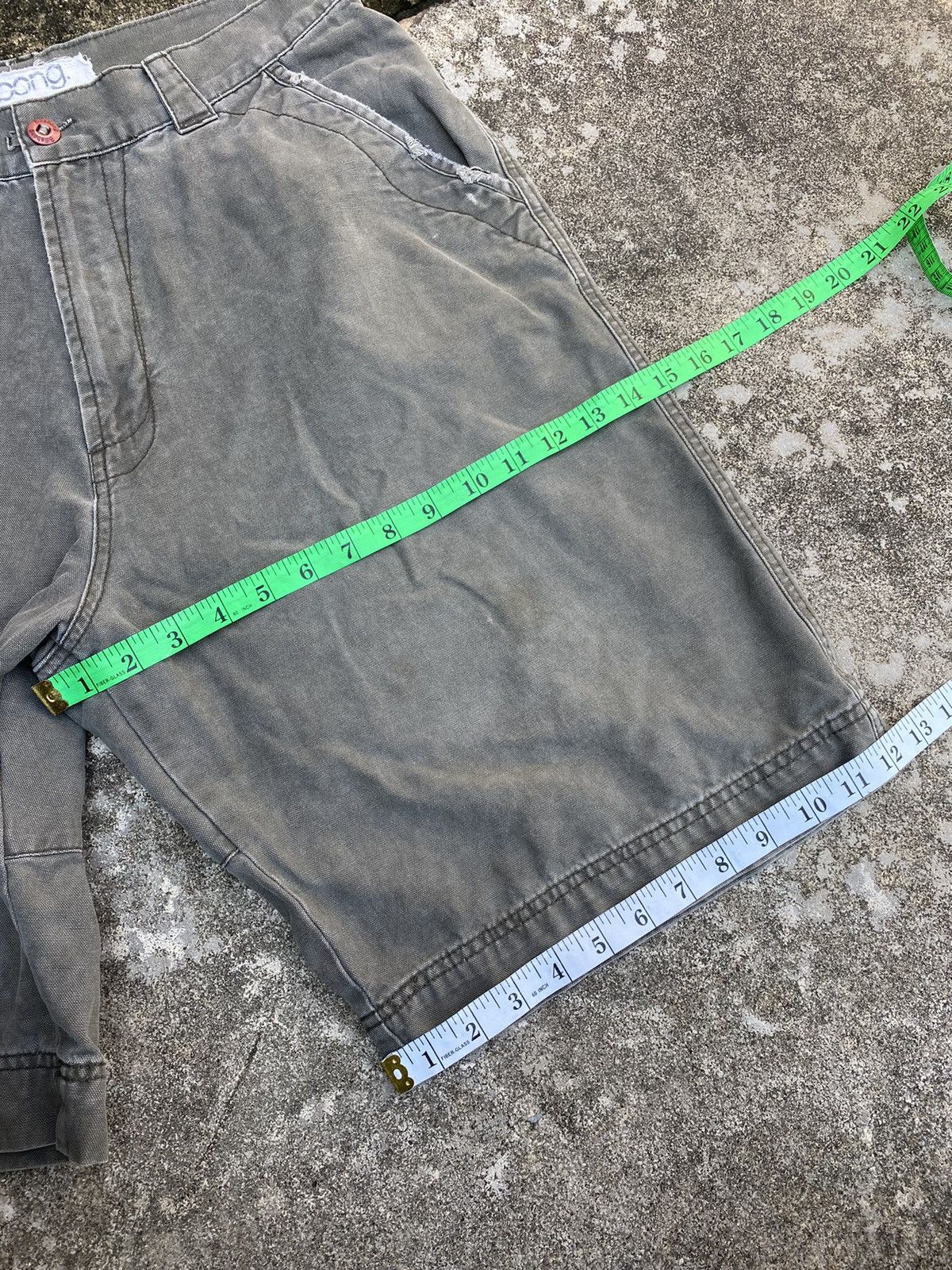 Billabong × Japanese Brand ❗️Distressed ❗️ Vintage Y2K Billabong Short Denim Pants Size US 34 / EU 50 - 11 Thumbnail