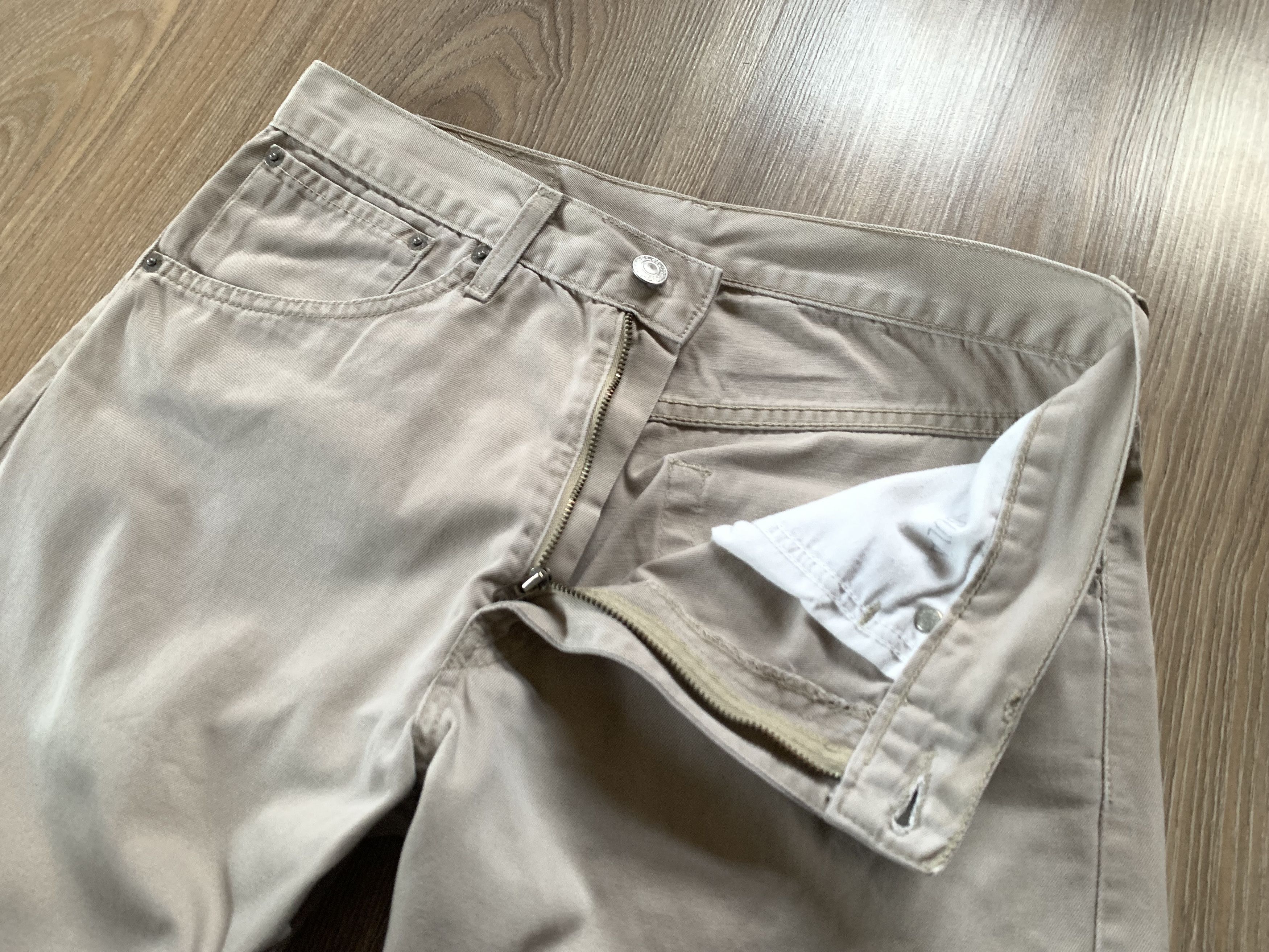 Levi's Levis 521 Vintage Beige Jeans Size US 31 - 5 Thumbnail