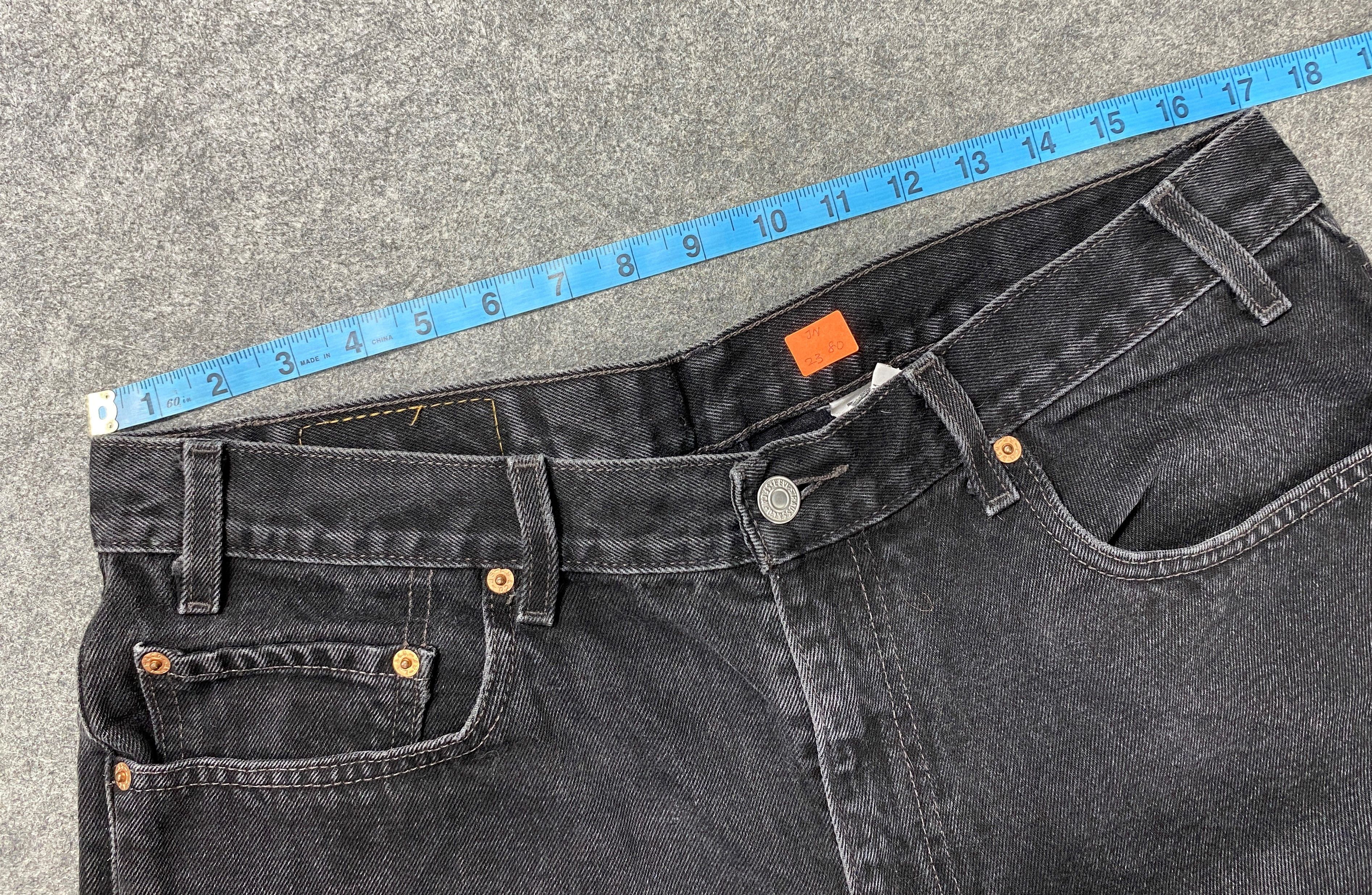 Levi's Black Vintage Levi's 550 Jeans 34x32.5 Denim -JN2380 Size US 34 / EU 50 - 5 Thumbnail