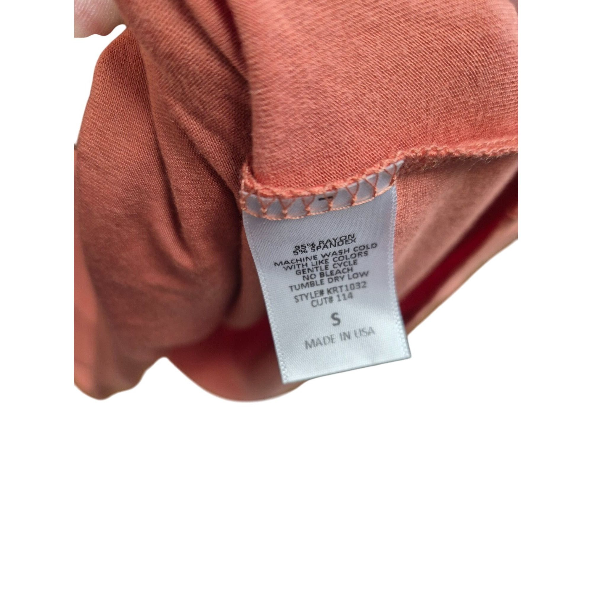 Other Peach Small 3/4 Sleeve Ruffle Tunic Top Small Size S / US 4 / IT 40 - 5 Thumbnail