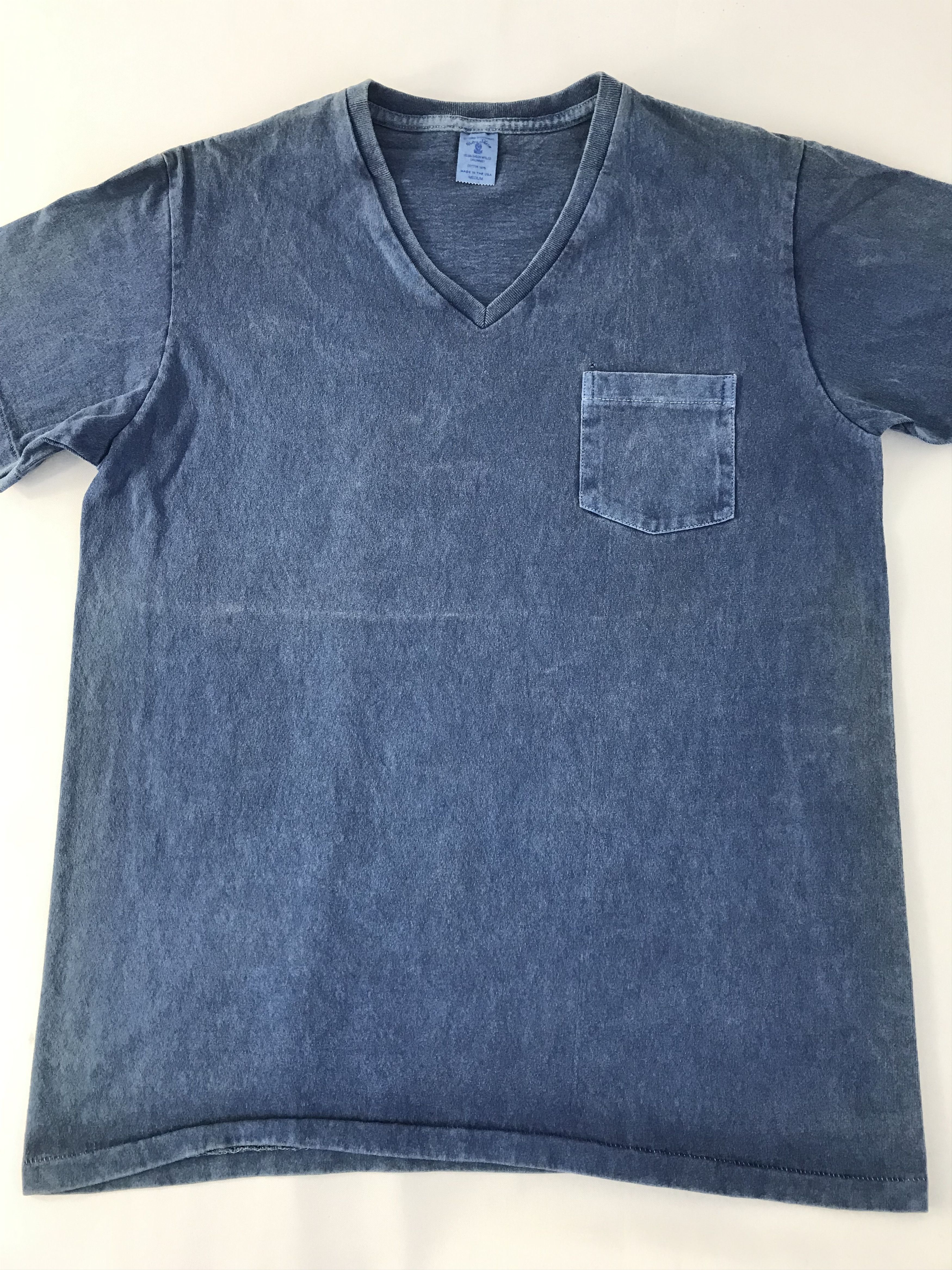 Velva Sheen 90s Velva Sheen USA Pocket Tee V Neck Tie Dye Tee Size US M / EU 48-50 / 2 - 3 Thumbnail