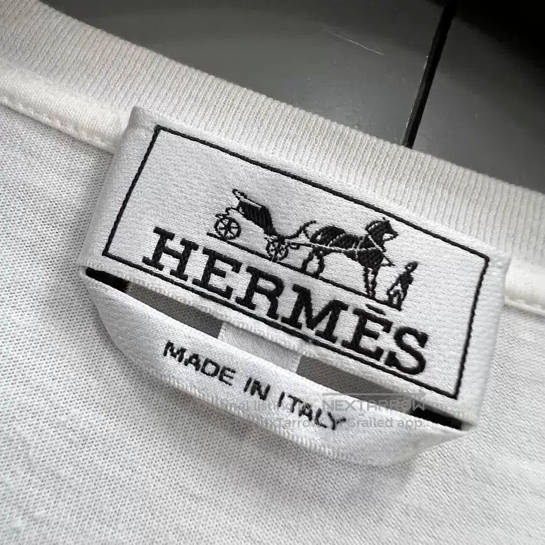 Hermes Hermes Robot Print Short Sleeve Size US L / EU 52-54 / 3 - 2 Thumbnail