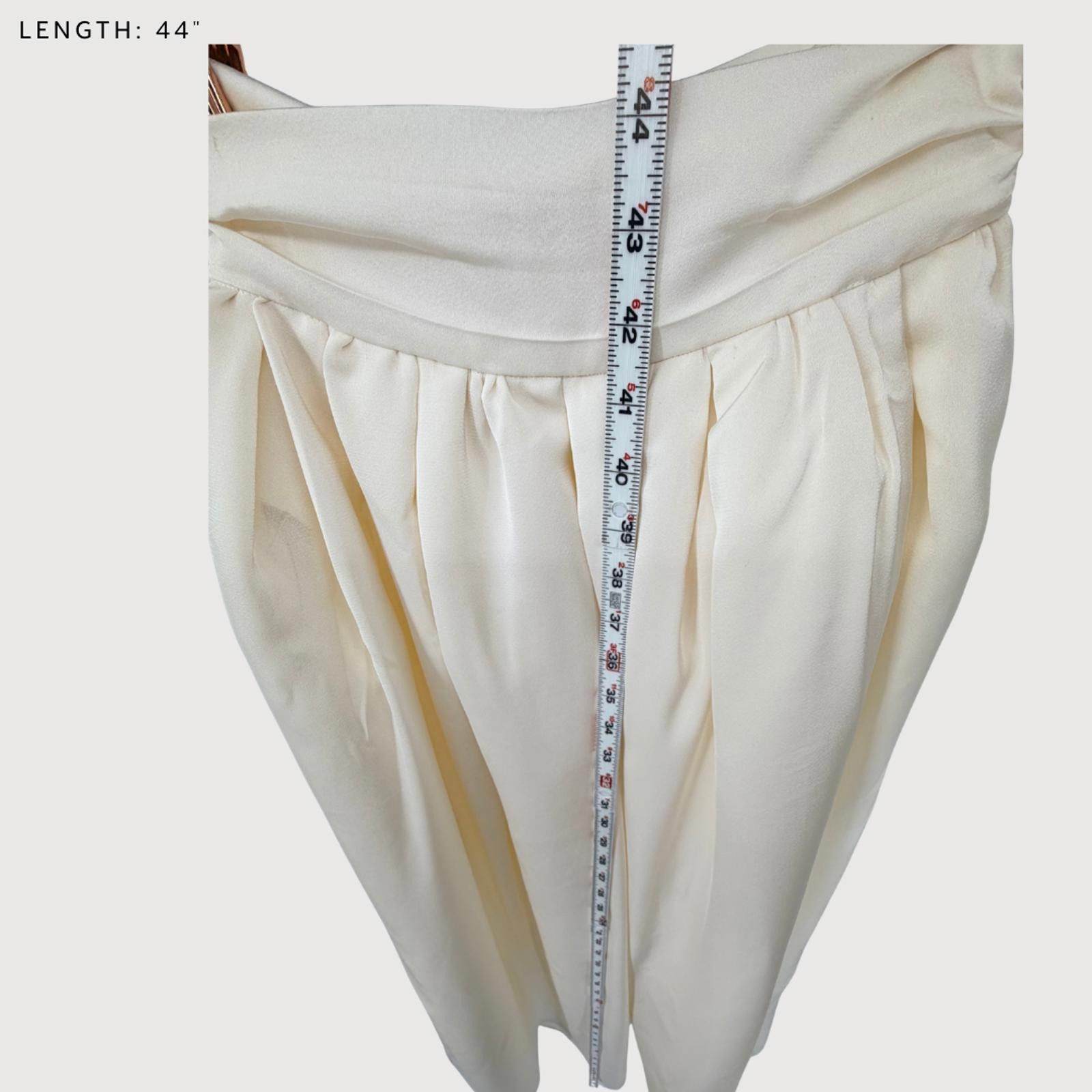 Other Oh Polly Satin Maxi Skirt NWT Cream Size 0 Size 25" / US 0 / IT 36 - 5 Thumbnail