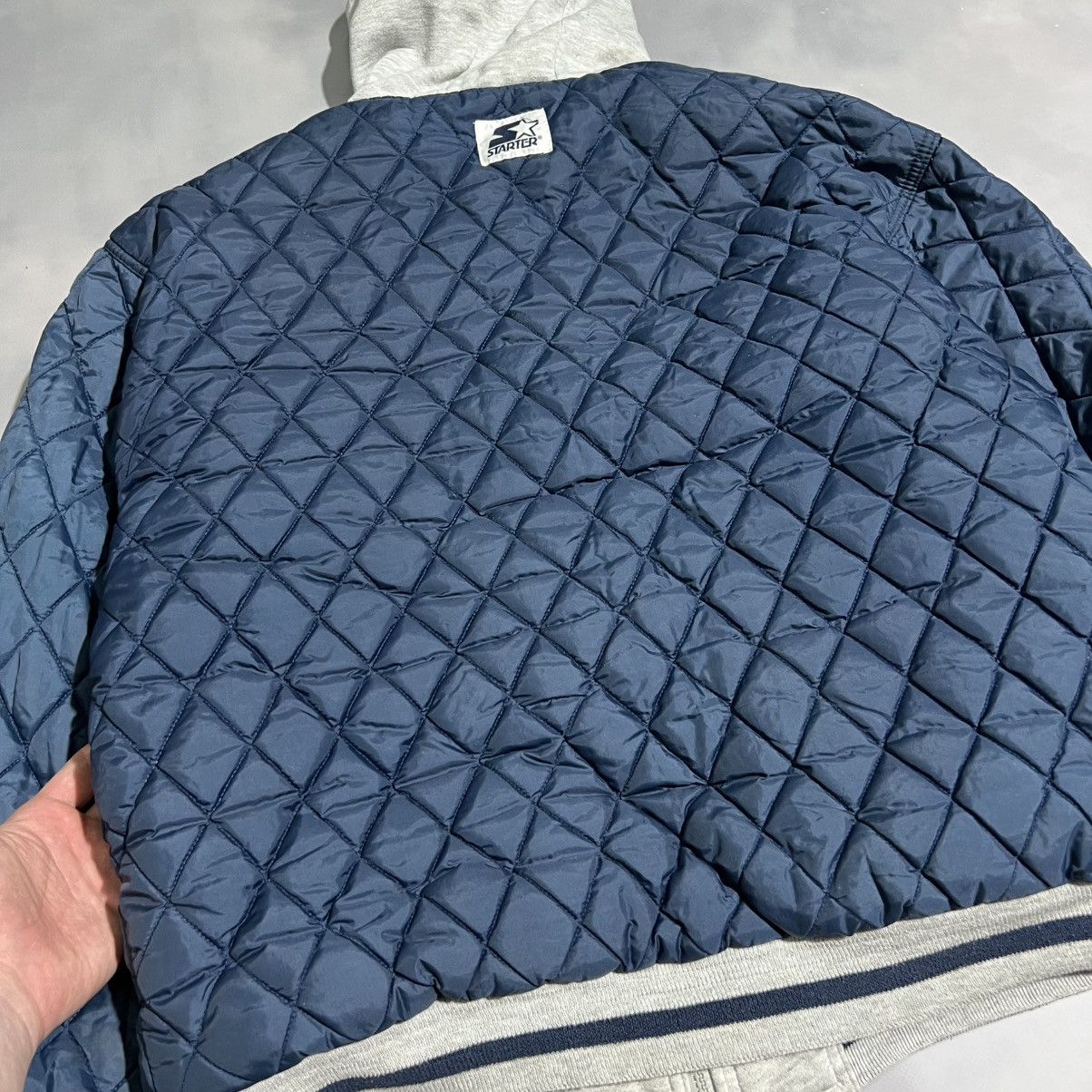 Starter Vintage Y2K Starter Georgetown Reversible Bomber Streetwear Size US L / EU 52-54 / 3 - 16 Thumbnail