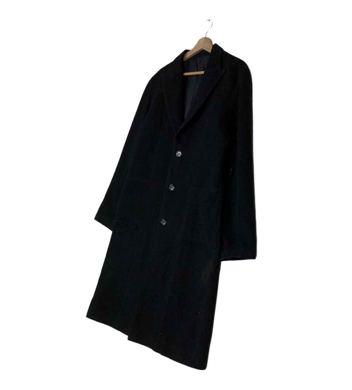 Japanese Brand VINTAGE WOOL LONG JACKET DOUBLE COLLAR 5351 POUR LES HOMMES Size US M / EU 48-50 / 2 - 2 Thumbnail