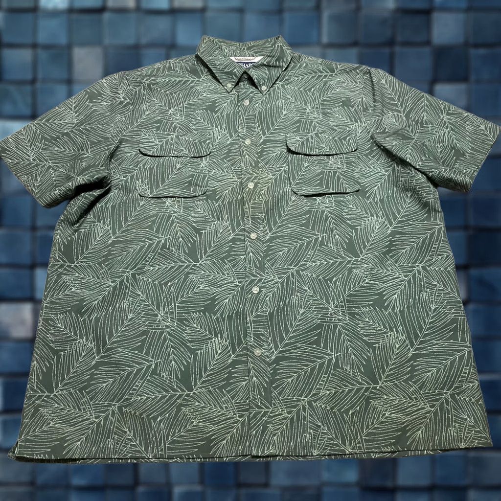 Chaps Chaps Ralph Lauren Shirt Floral Button-Down Green 2XL Mens Shirt Casual Shirt 2XL Green Floral Button-Up Chaps Mens Shirt Size US XXL / EU 58 / 5 - 1 Thumbnail