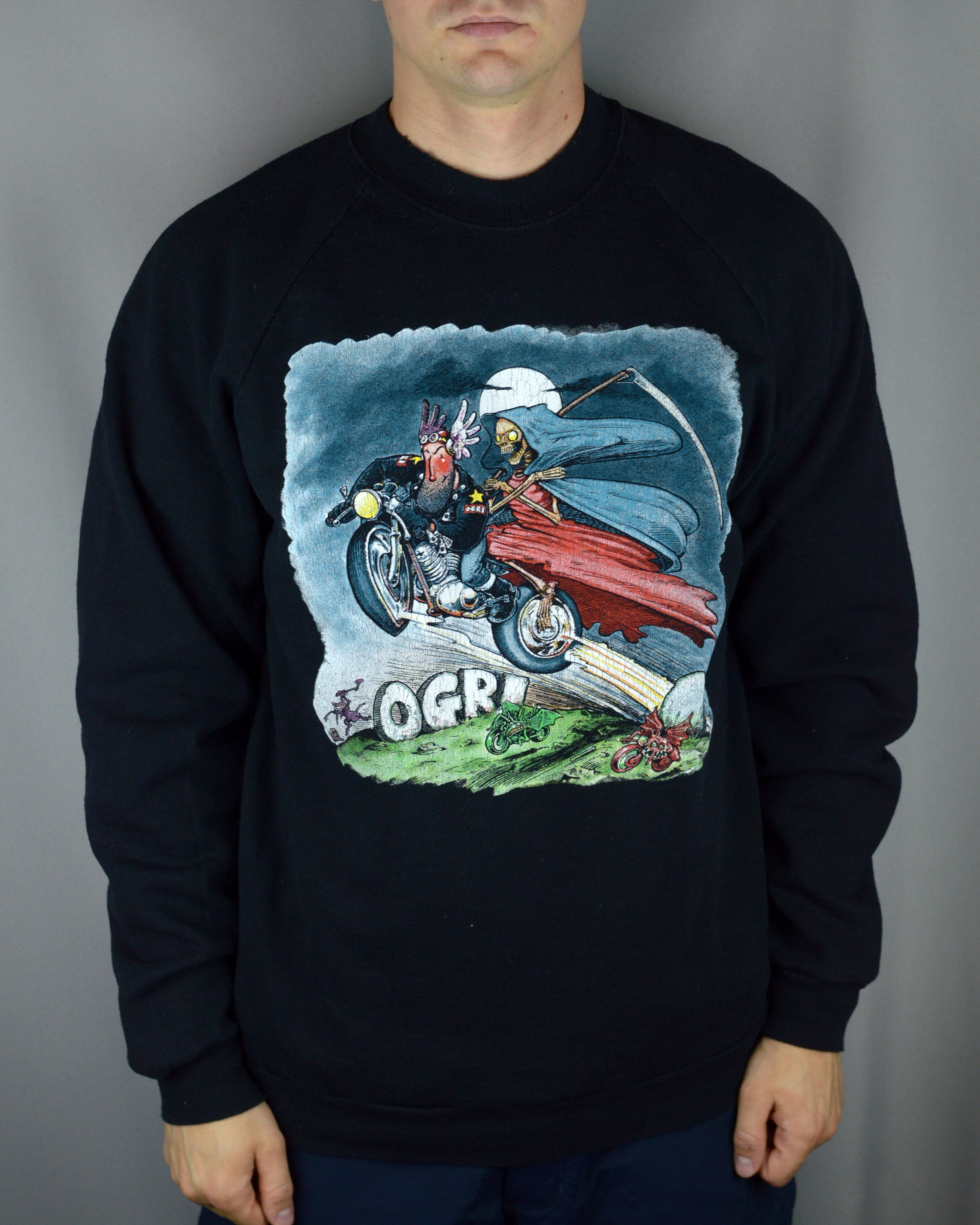 Vintage Vintage Ogri sweatshirt Size US XL / EU 56 / 4 - 1 Thumbnail
