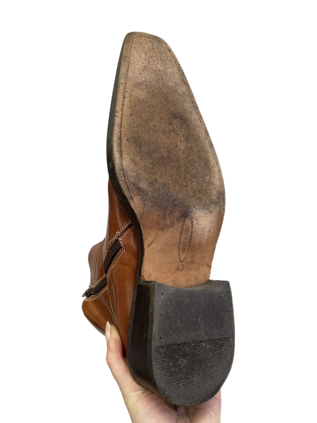 Other Western brown leather japanese opium boots avant garde y2k Size US 10 / EU 43 - 10 Thumbnail
