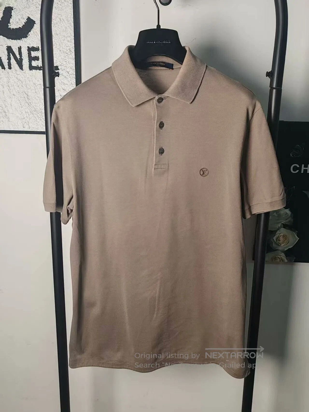 LVC Louis Vuitton Embroidered Logo Short Sleeve Shirt. Size US M / EU 48-50 / 2 - 1 Thumbnail