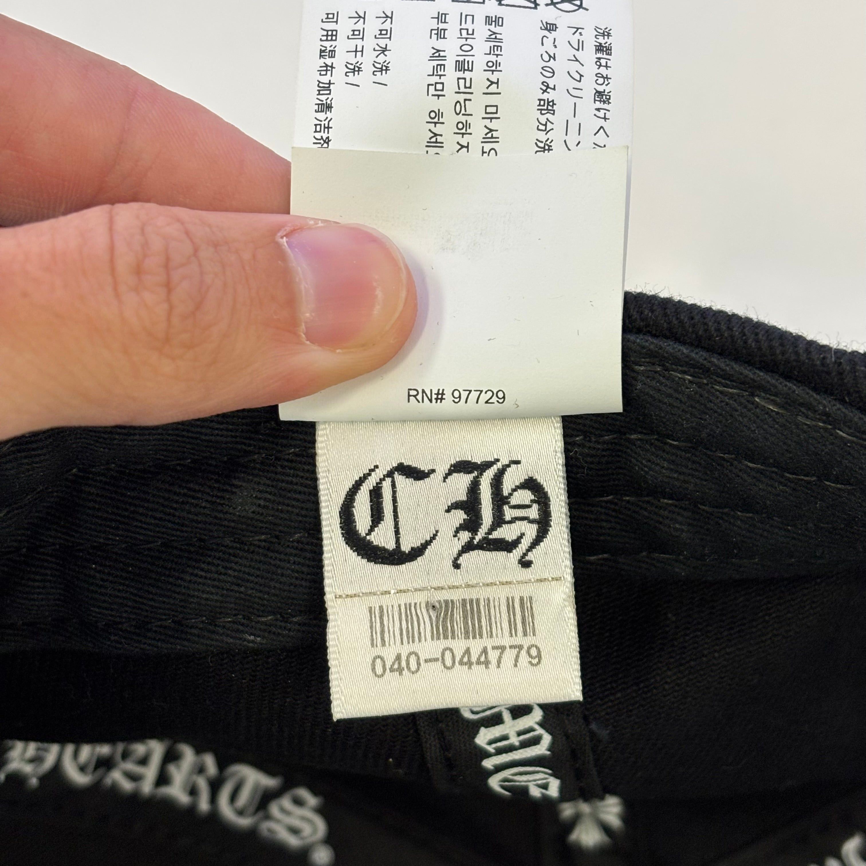 Chrome Hearts Chrome Hearts Embroidered Cross Scroll Hat Size ONE SIZE - 9 Thumbnail
