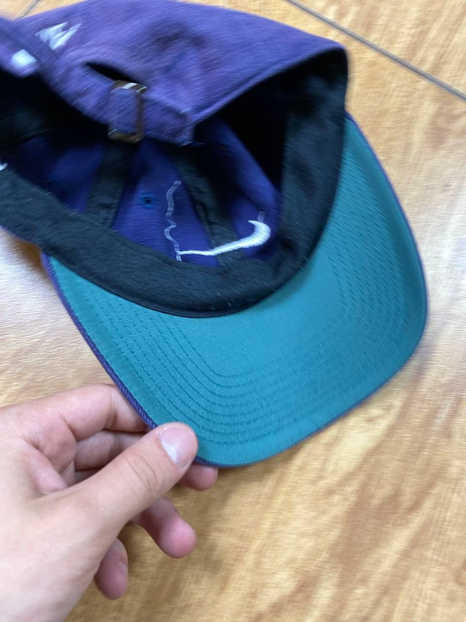 Nike Hats Vintage Cap Nike big logo blue Y2K streetwear Size ONE SIZE - 9 Thumbnail