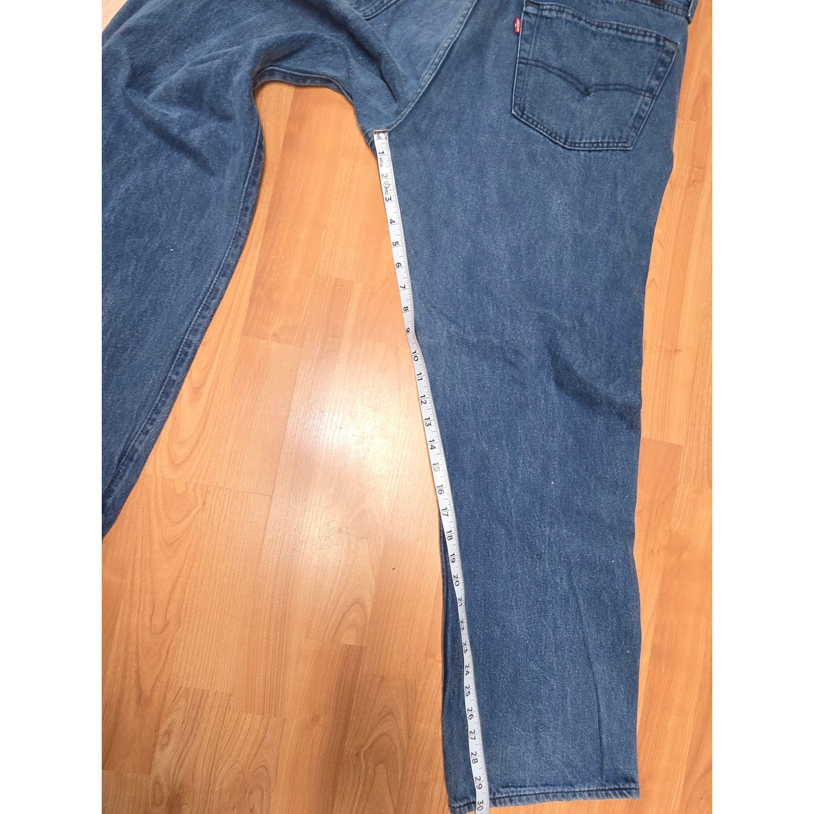 Levi's Levi's 501 Jeans Straight Leg 40x32 Classic Fit Blue Denim Size US 40 / EU 56 - 10 Thumbnail