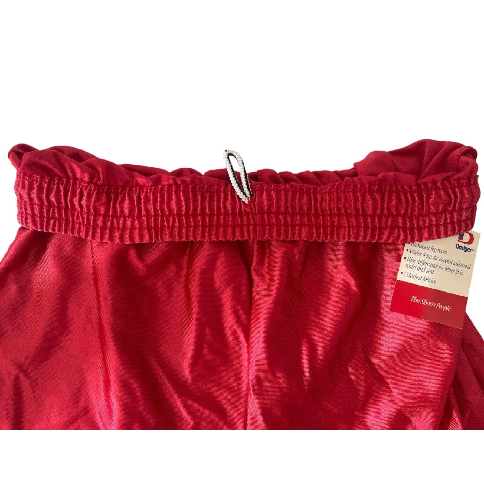 Vintage VINTAGE Dodger Dazzle Basketball Shorts Mens L Red 90s Made in USA NWT NOS Athletic Non-Nonsense? Size US 33 - 4 Thumbnail