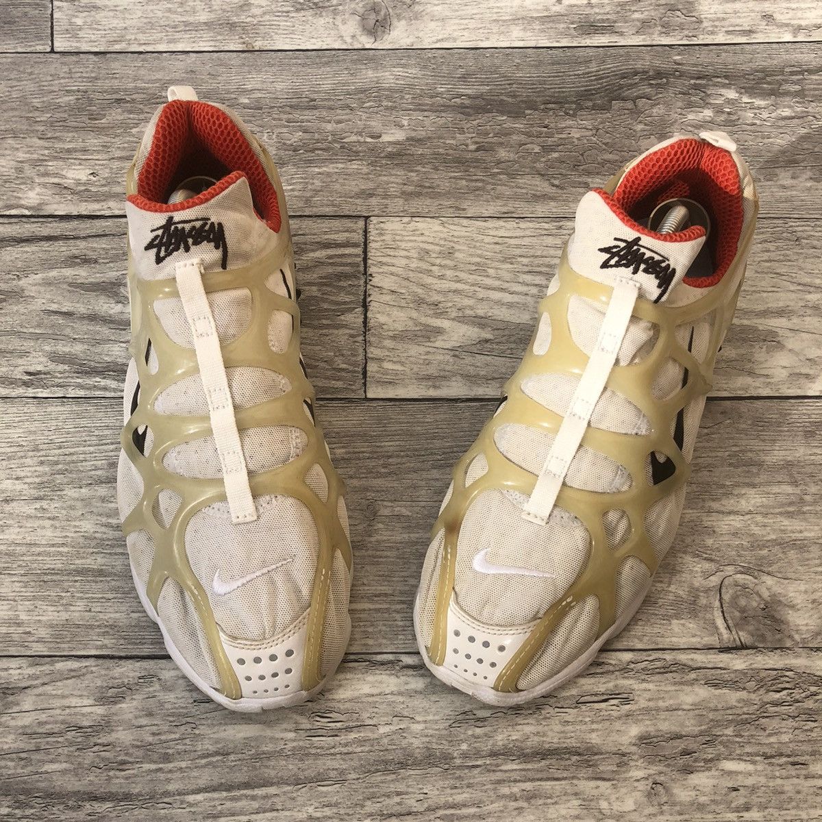 Nike × Stussy Nike X Stussy Air Kukini Spiridon Cage 2 white Size US 11 / EU 44 - 3 Thumbnail