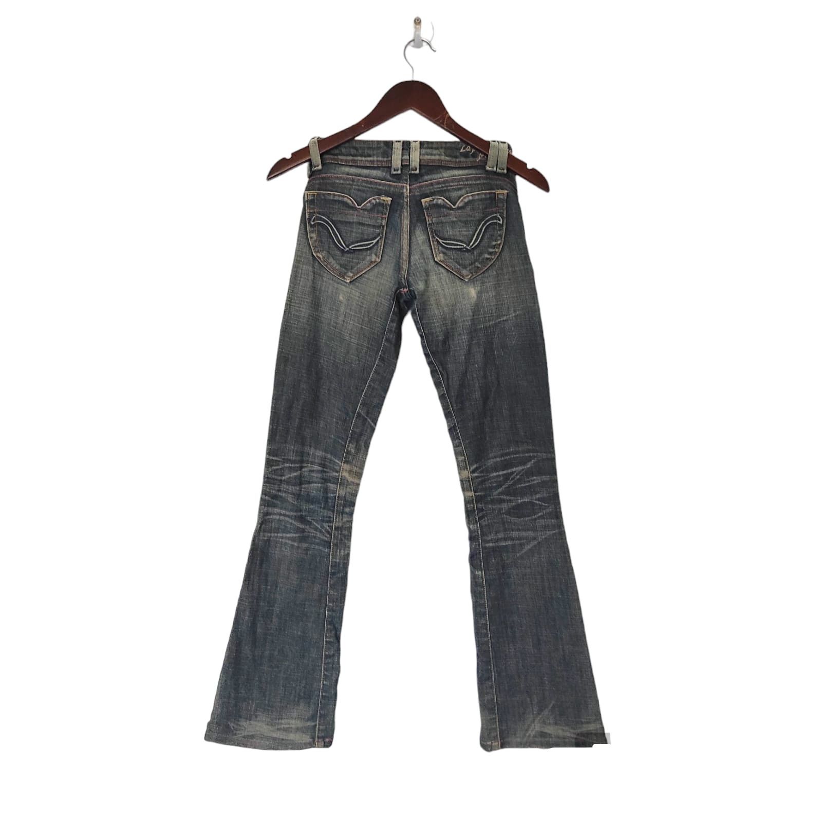 Edwin Flare Jeans Something EDWIN Vienus Jean Low Rise Bootcut Size 26" / US 2 / IT 38 - 3 Thumbnail