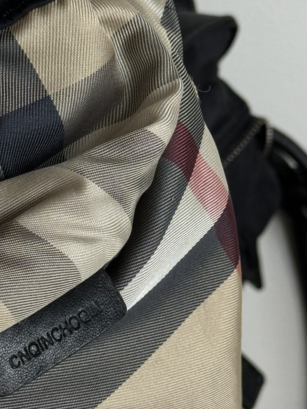 Burberry Nylon leather bag Burberry Nova Check y2k original item Size ONE SIZE - 7 Thumbnail