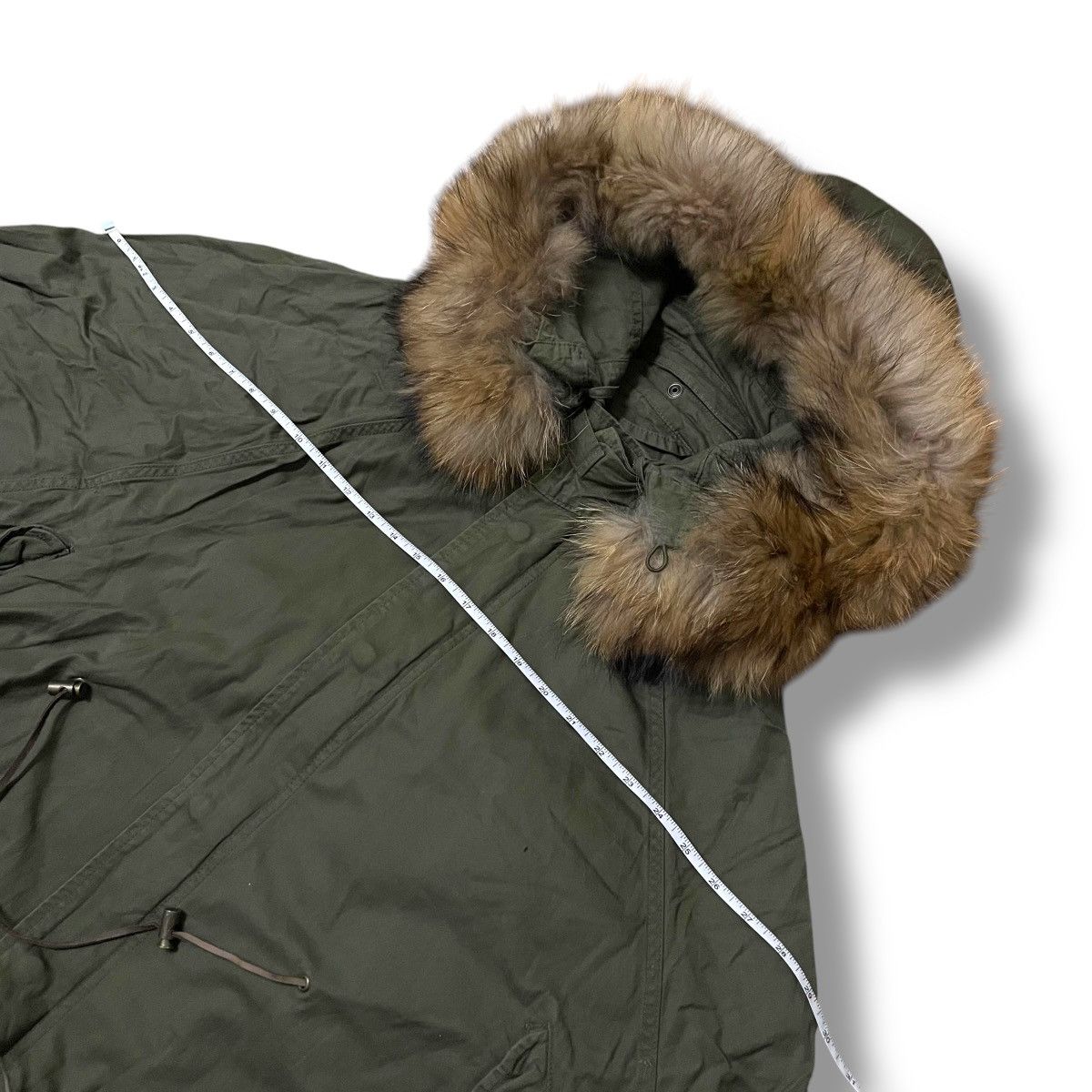 If Six Was Nine × Japanese Brand × Le Grande Bleu (L.G.B.) 🇯🇵 VINTAGE GOA HIDDEN BUTTON ZIPPER FUR HOODIE PONCHO Size US M / EU 48-50 / 2 - 6 Thumbnail