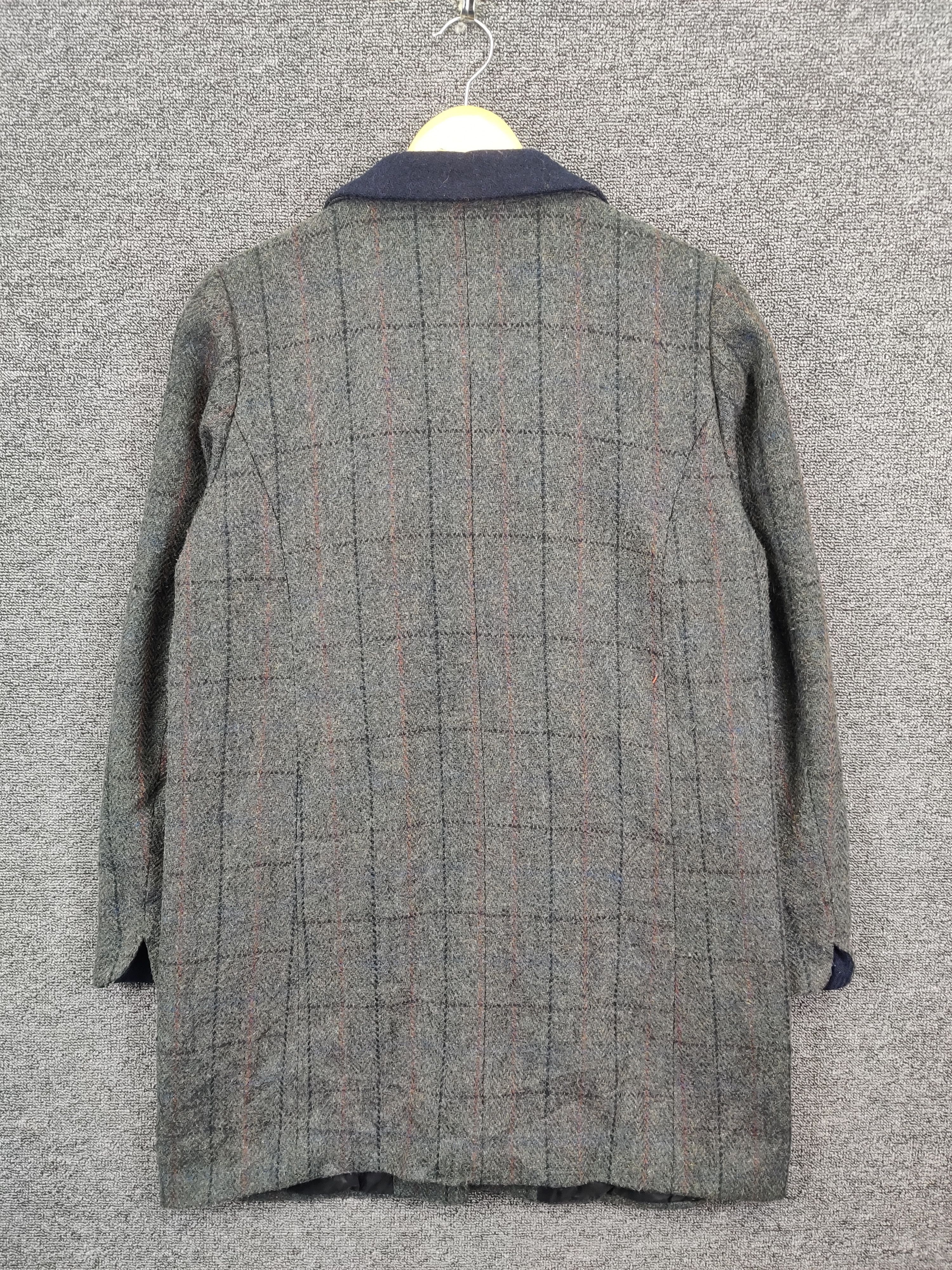 Harris Tweed Harris Tweed x Sevendays Sundays Shadow Plaid Wool Coat Size US L / EU 52-54 / 3 - 6 Thumbnail