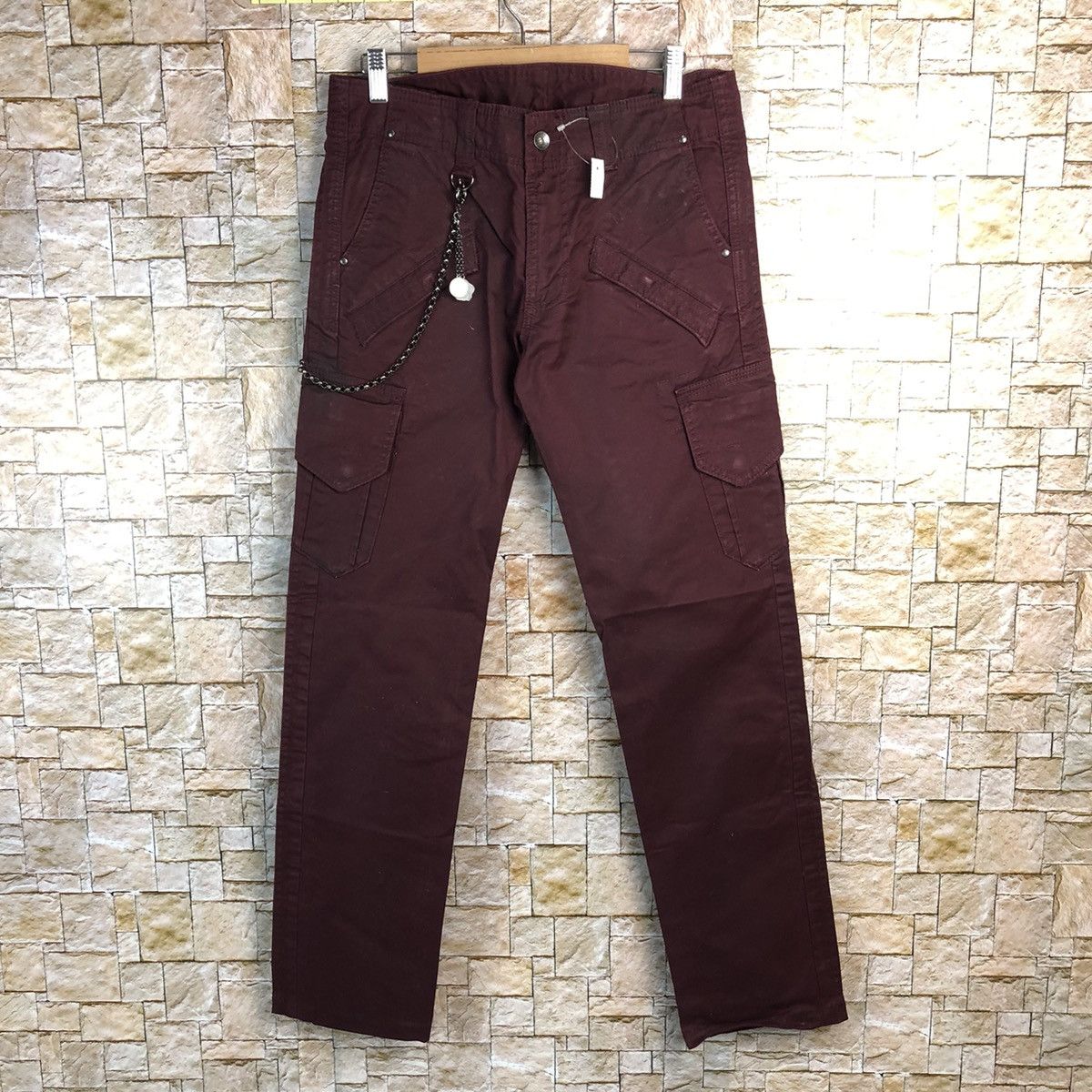 Semantic Design Dark Purple Cargo Multipocket Pants #A119